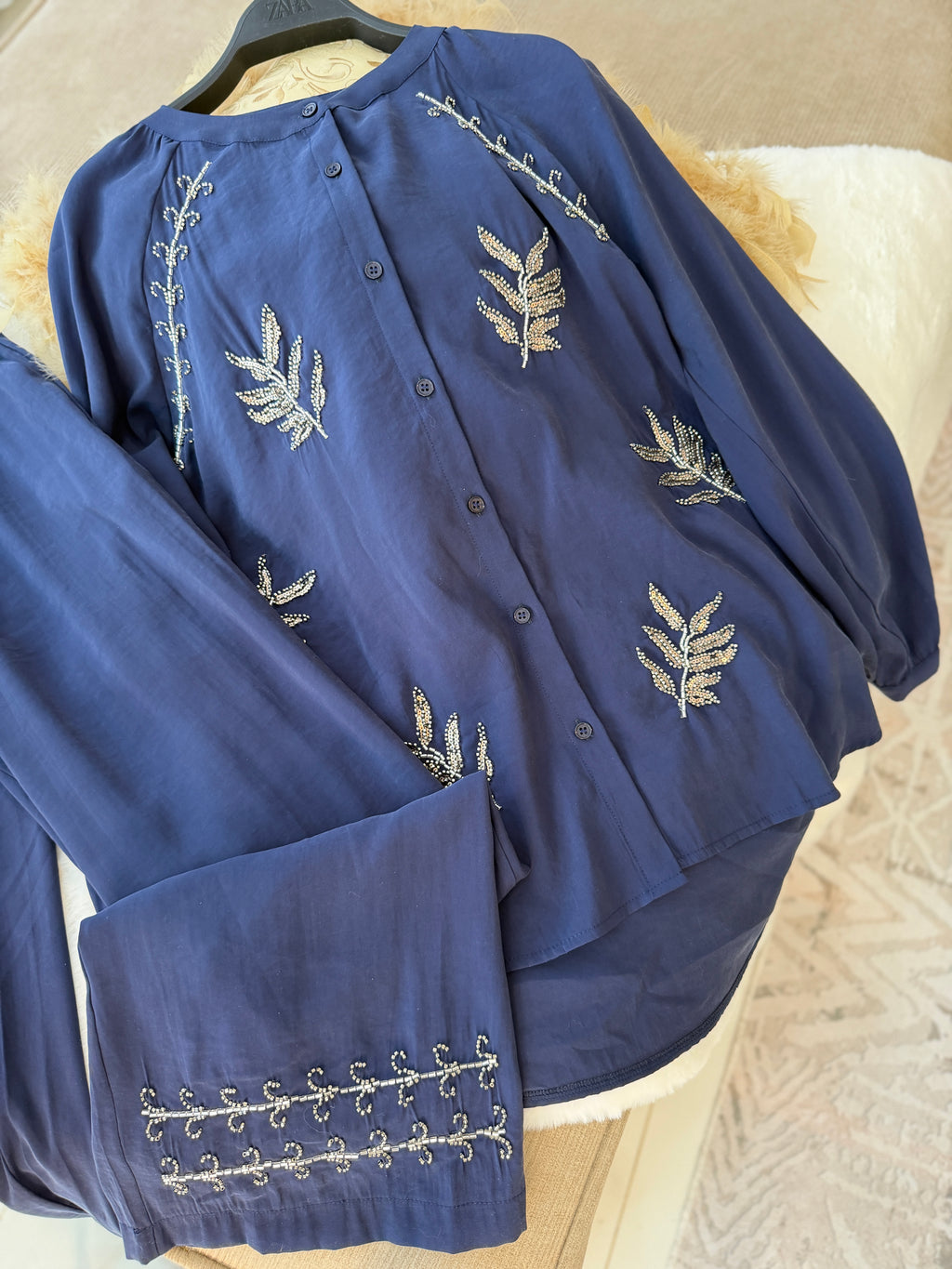 Ensemble perlée premium 90% rayonne