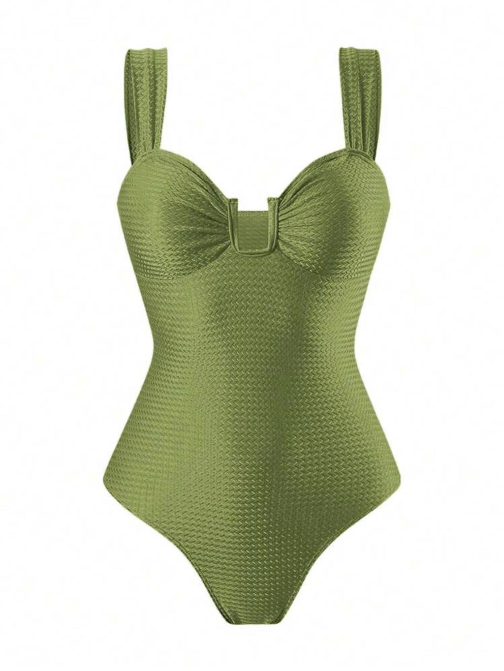 Maillot de bain avec jupe imprimée palmiers