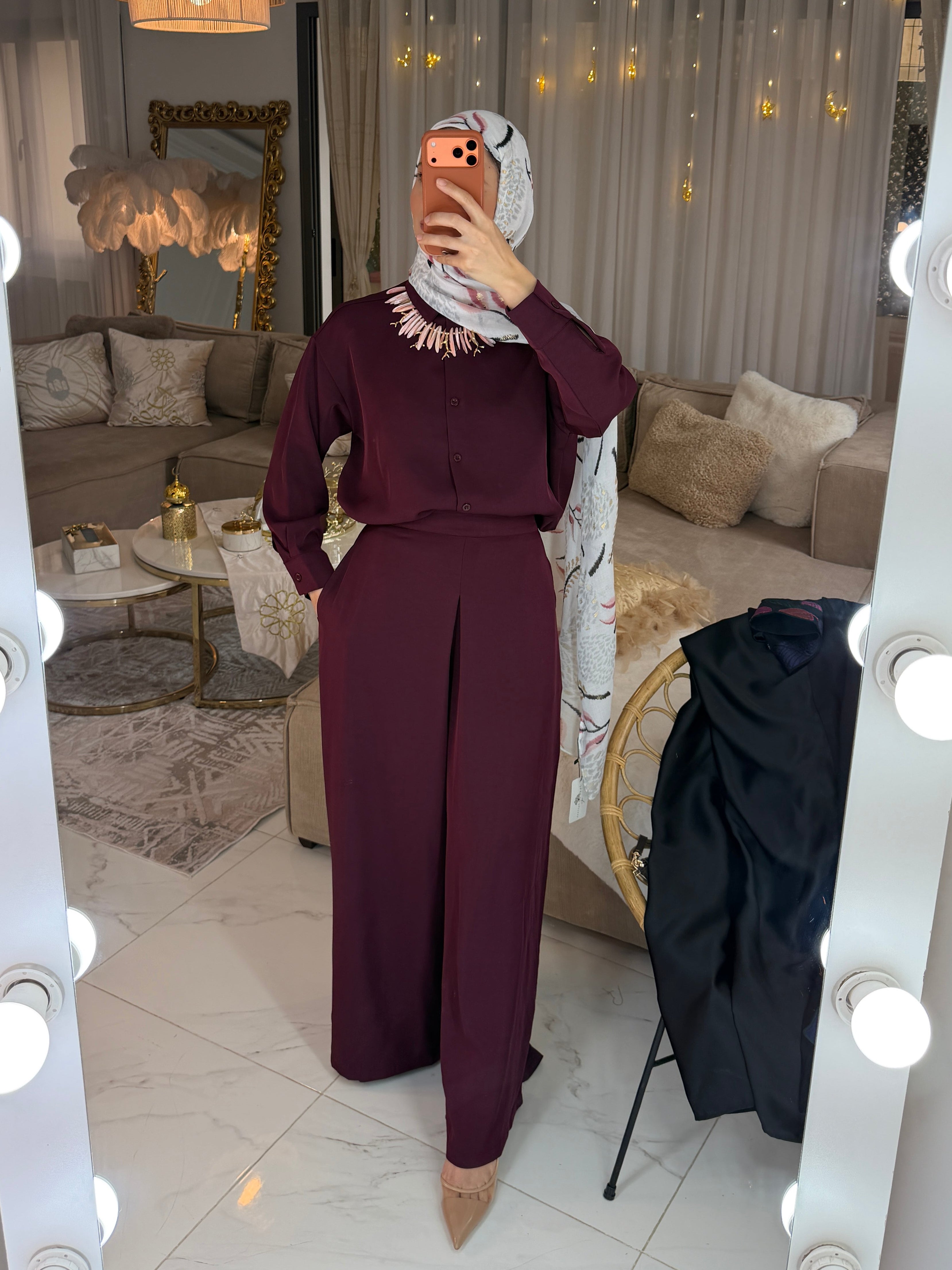 Ensemble fluide pantalon culotte