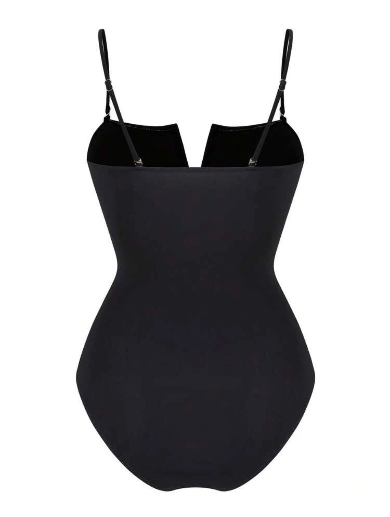 Maillot de bain 3 pièces avec jupe et pantalon imprimé palmiers