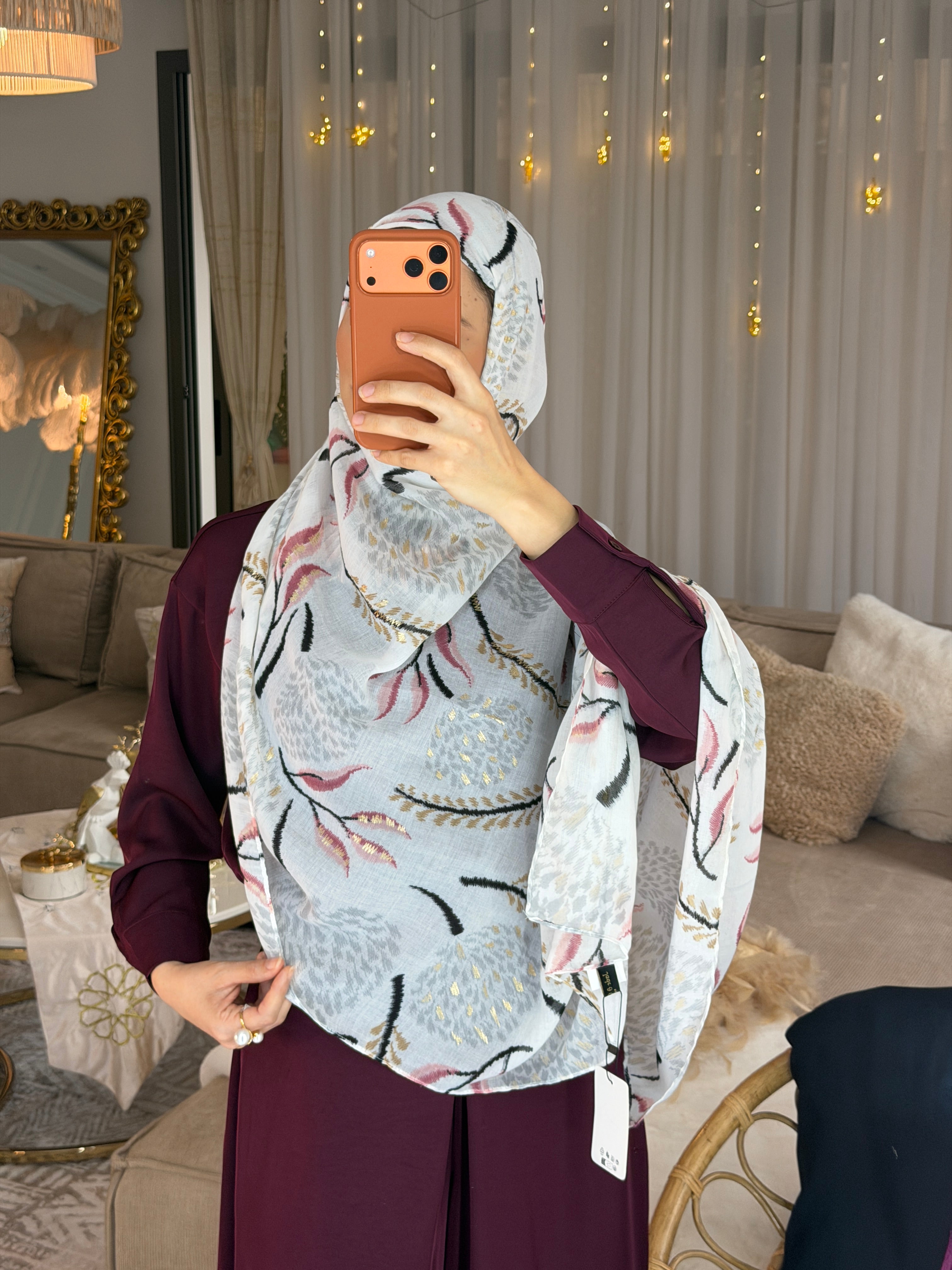 Foulard imprimé 100% viscose