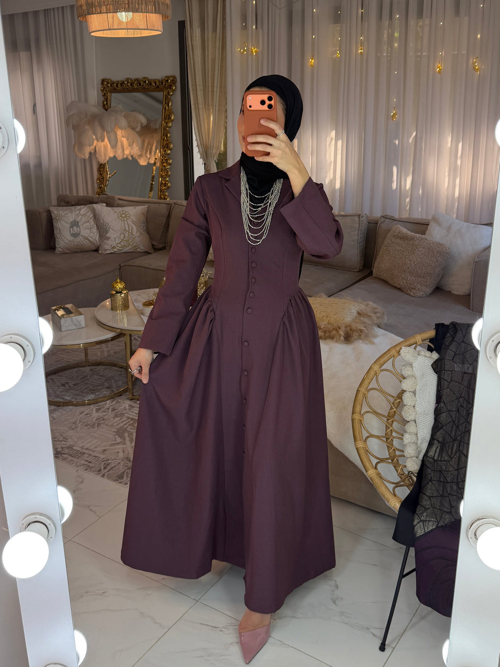 Robe longue victorienne