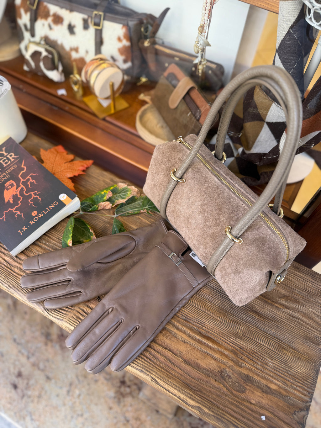 Gants 🧤 en veritable cuir de vache