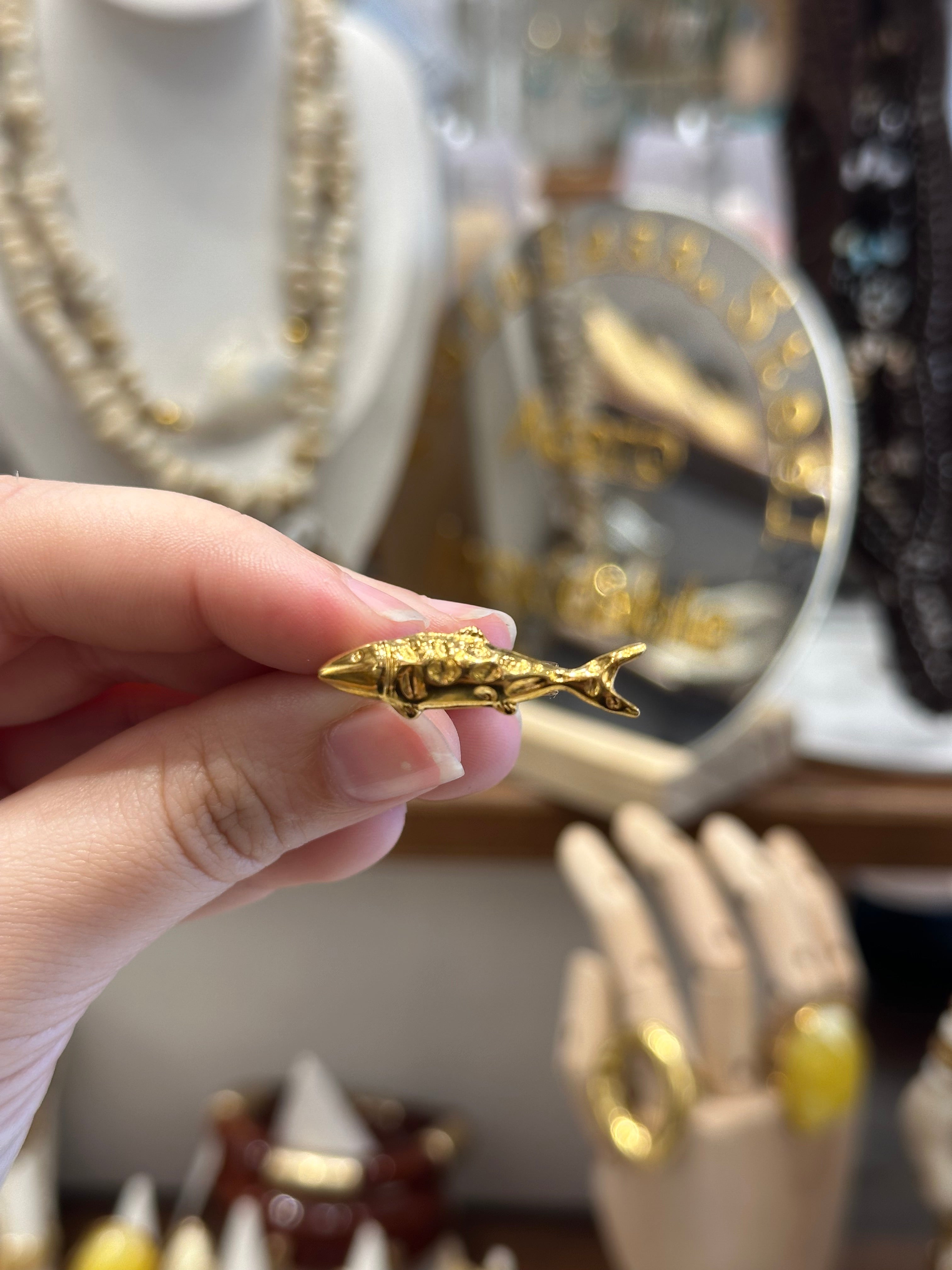 Bague Poisson Doré
