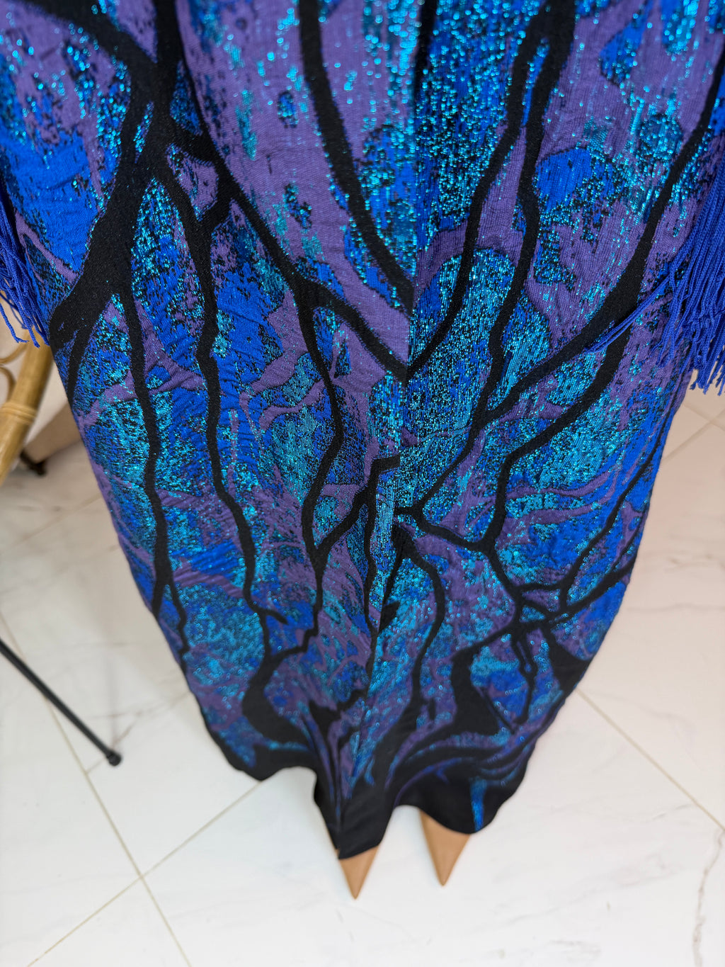 Abaya espagnole à franges