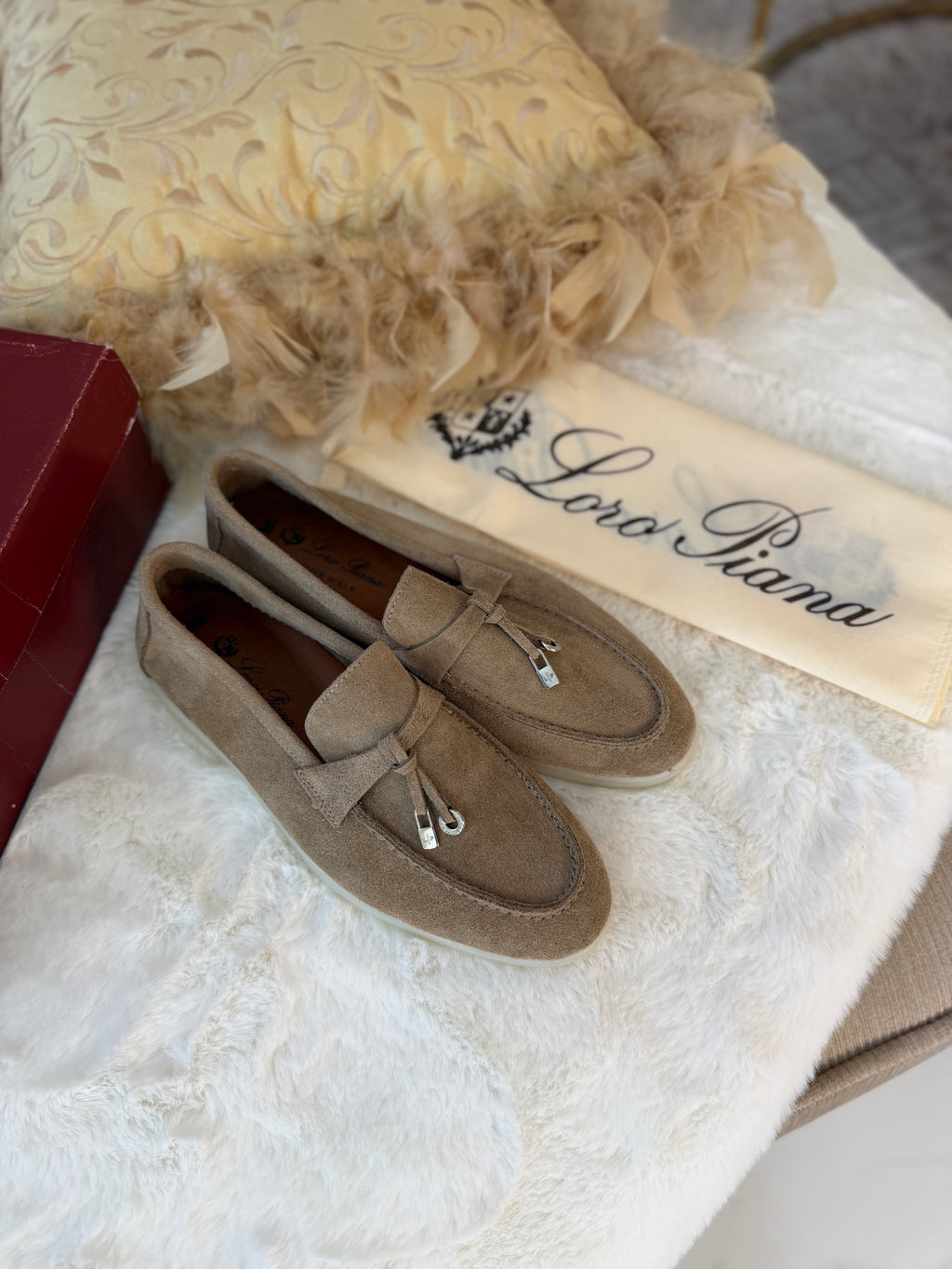 Moccasin en veritable cuir de veau