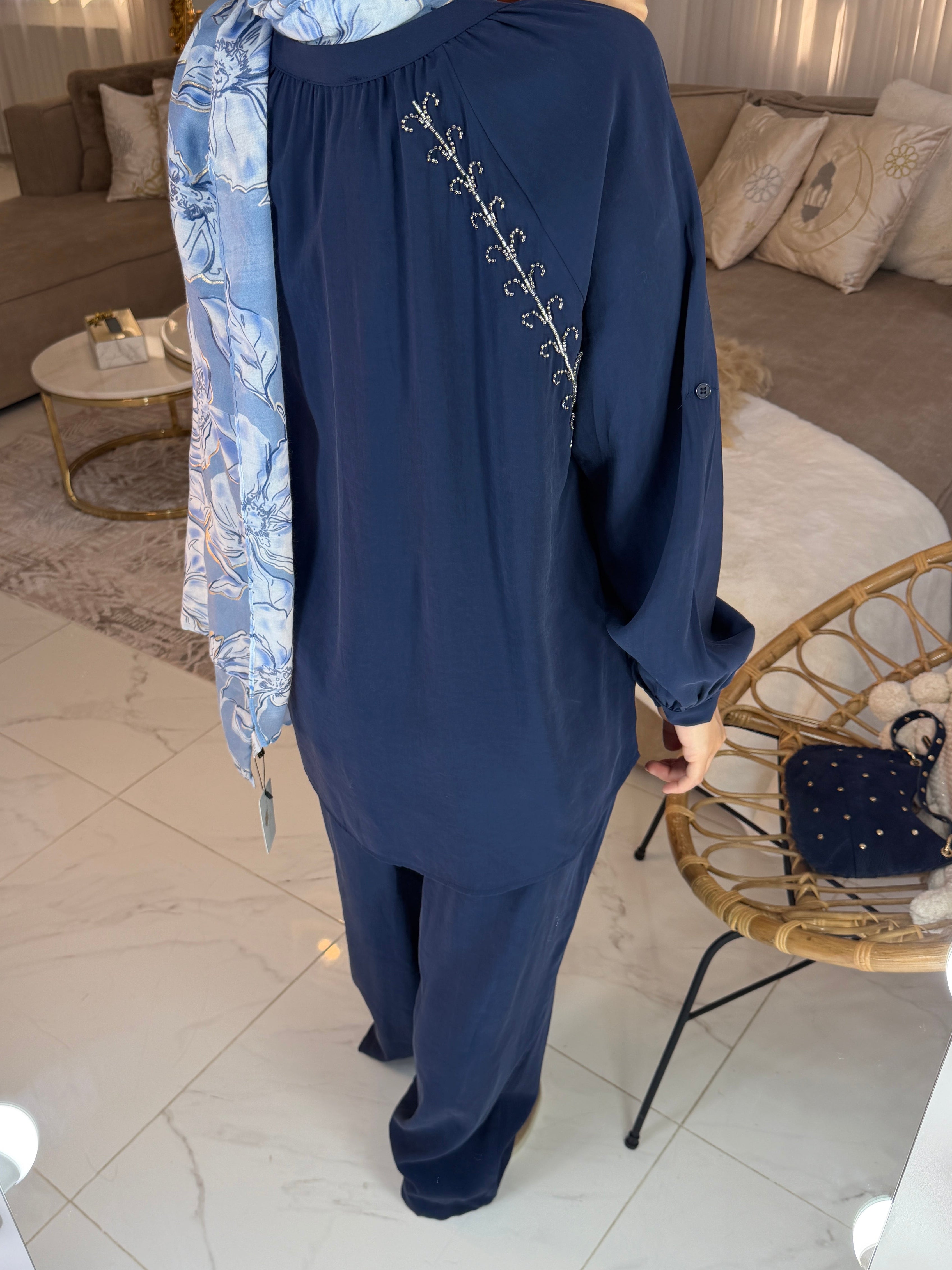 Ensemble perlée premium 90% rayonne