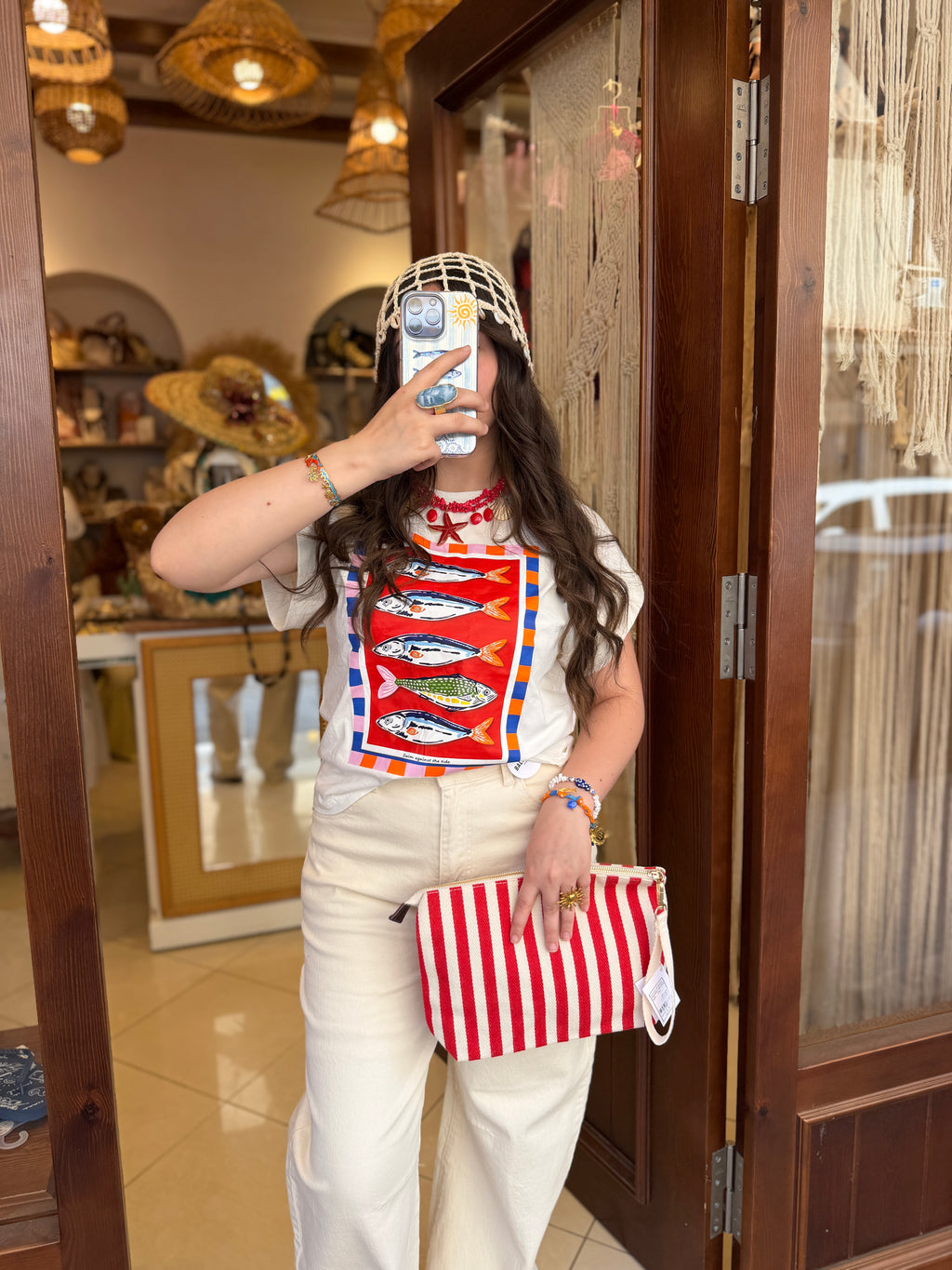 T-shirt Poisson Oversize
