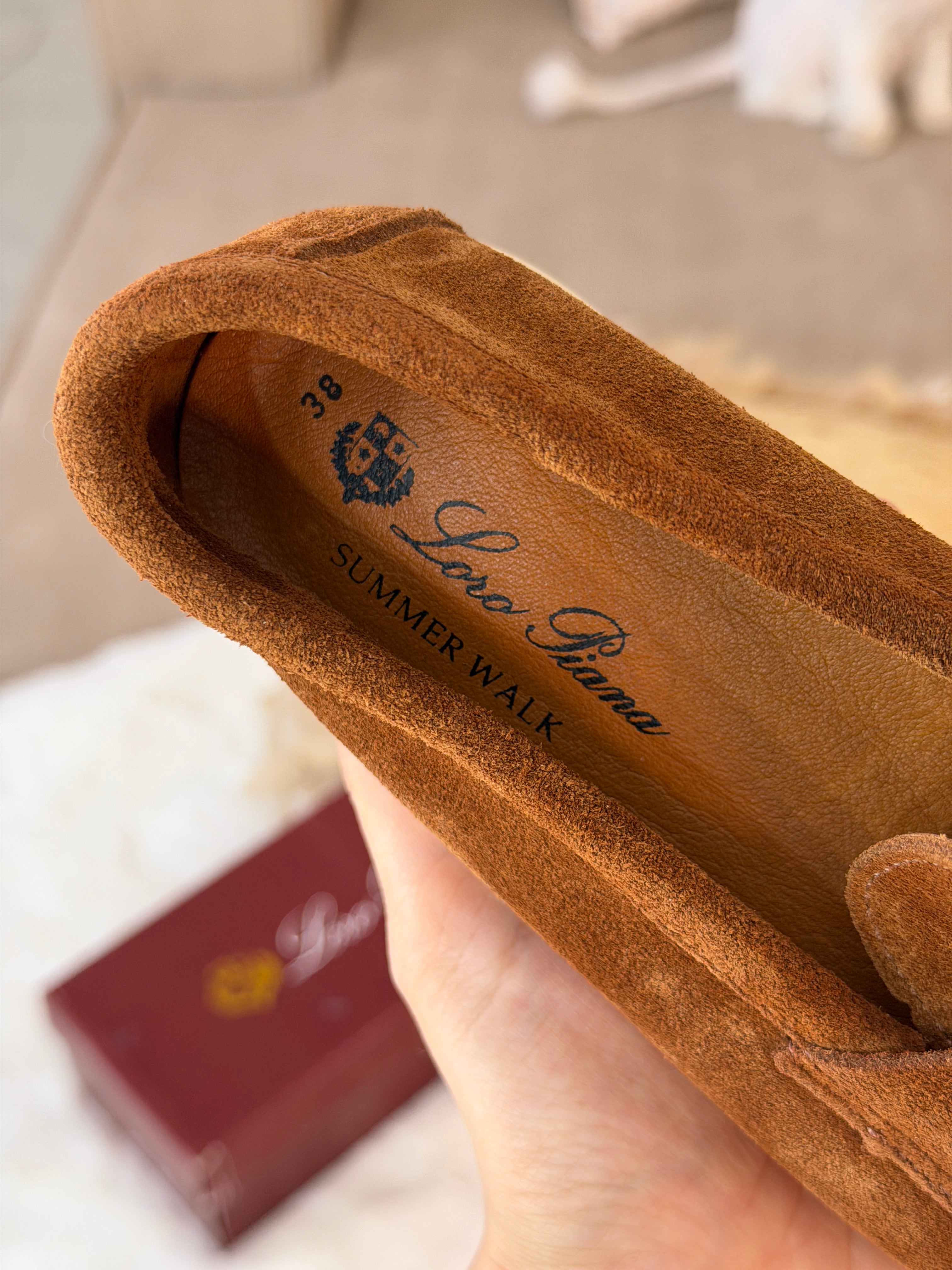 Moccasin en veritable cuir de veau