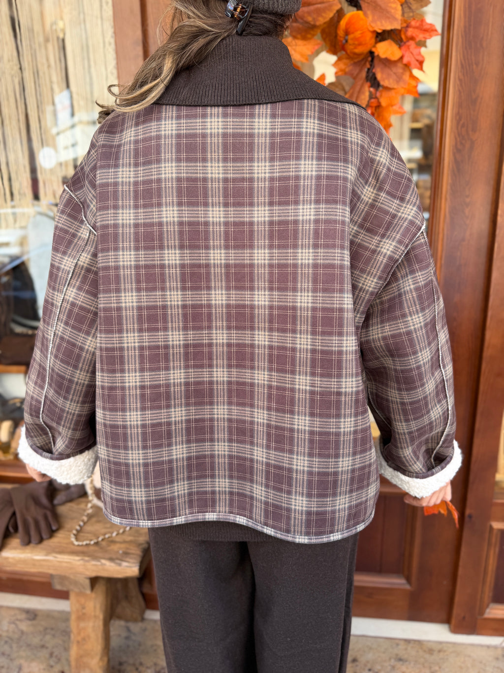 Veste réversible double face
