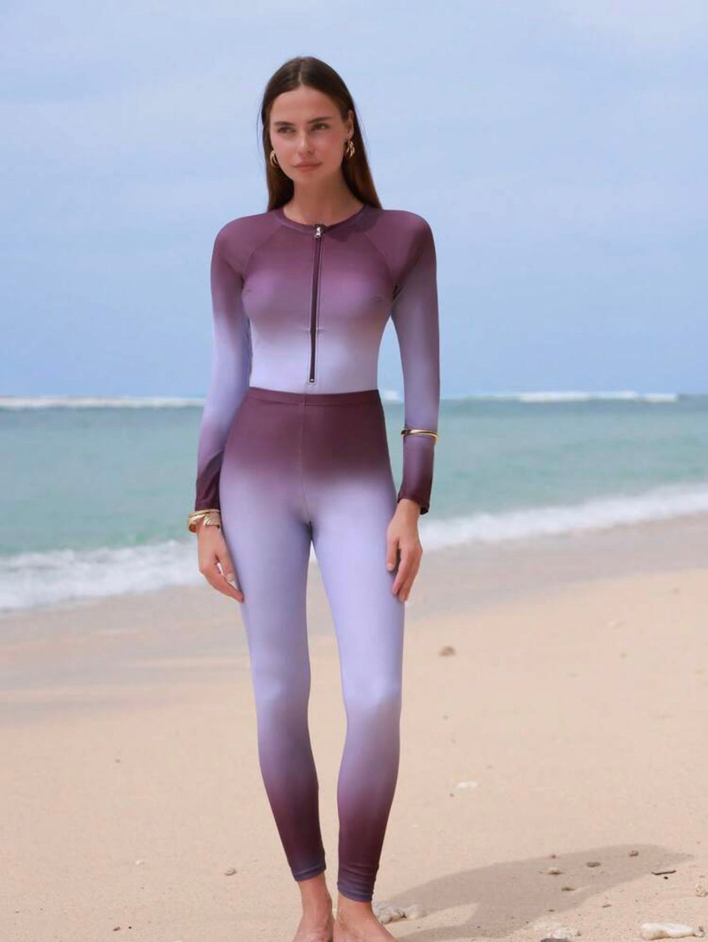 Burkini Luxueux Modeste 4 Pièces Dégradé