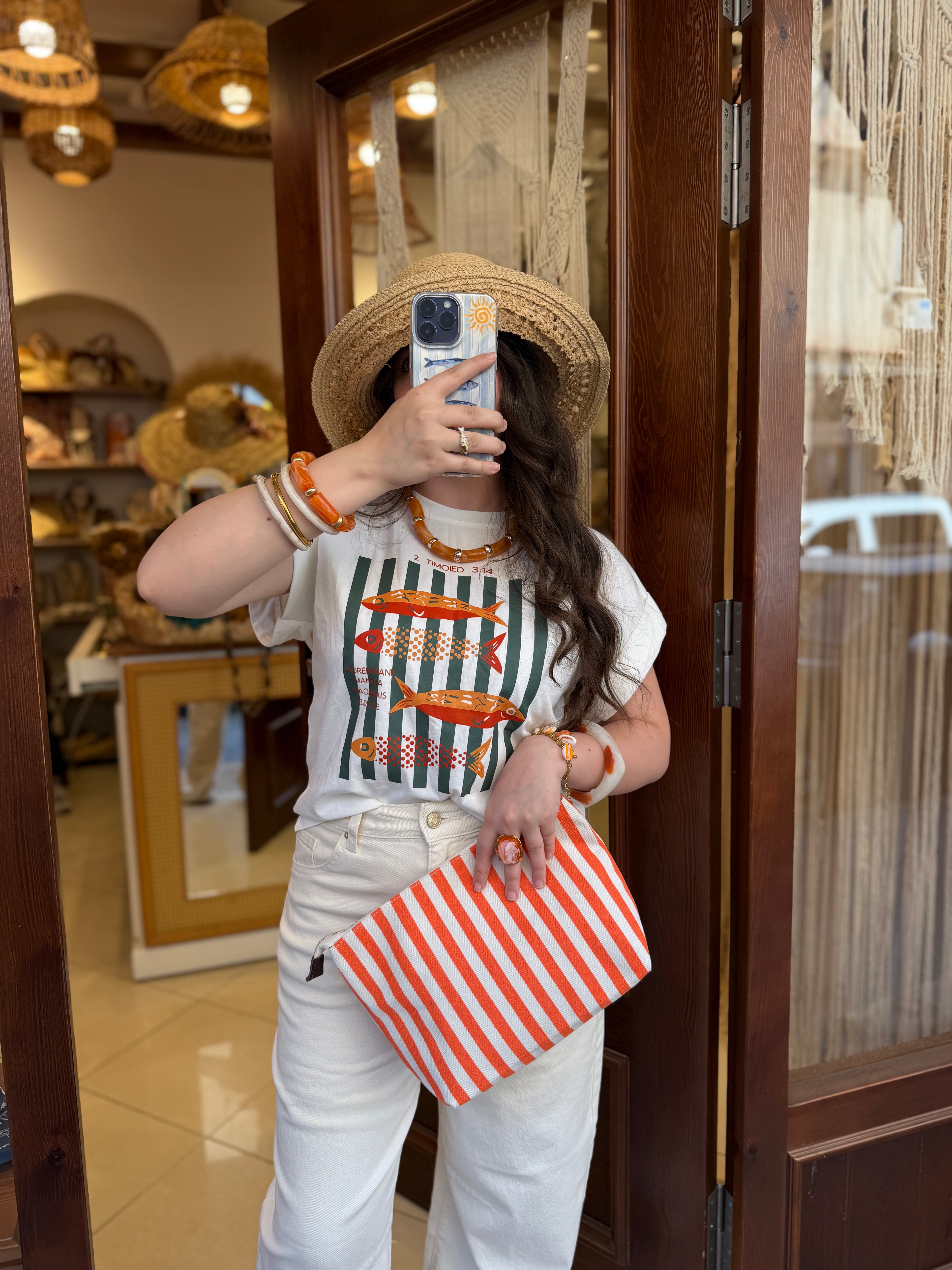 T-shirt Poisson Oversize
