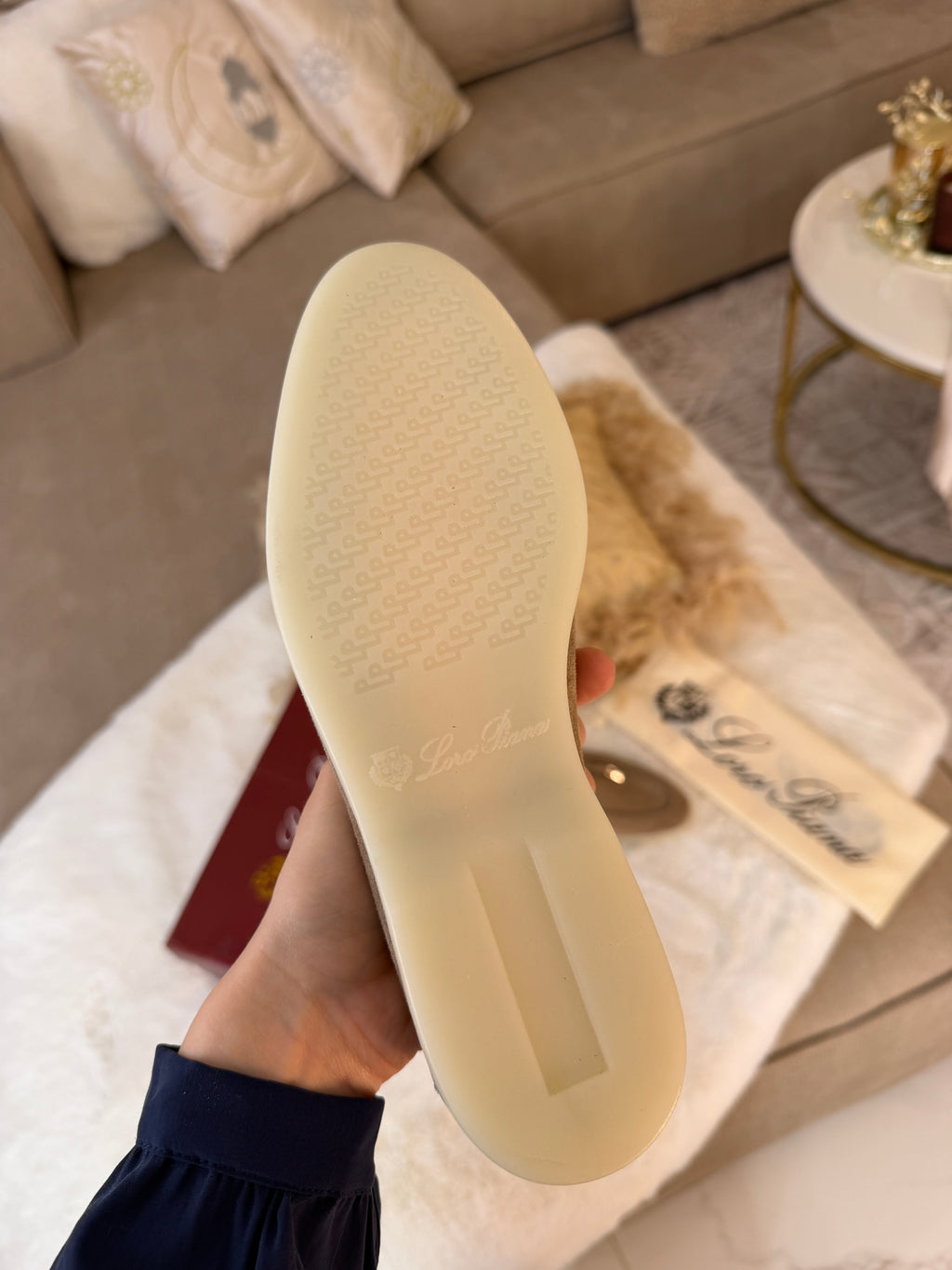 Moccasin en veritable cuir de veau