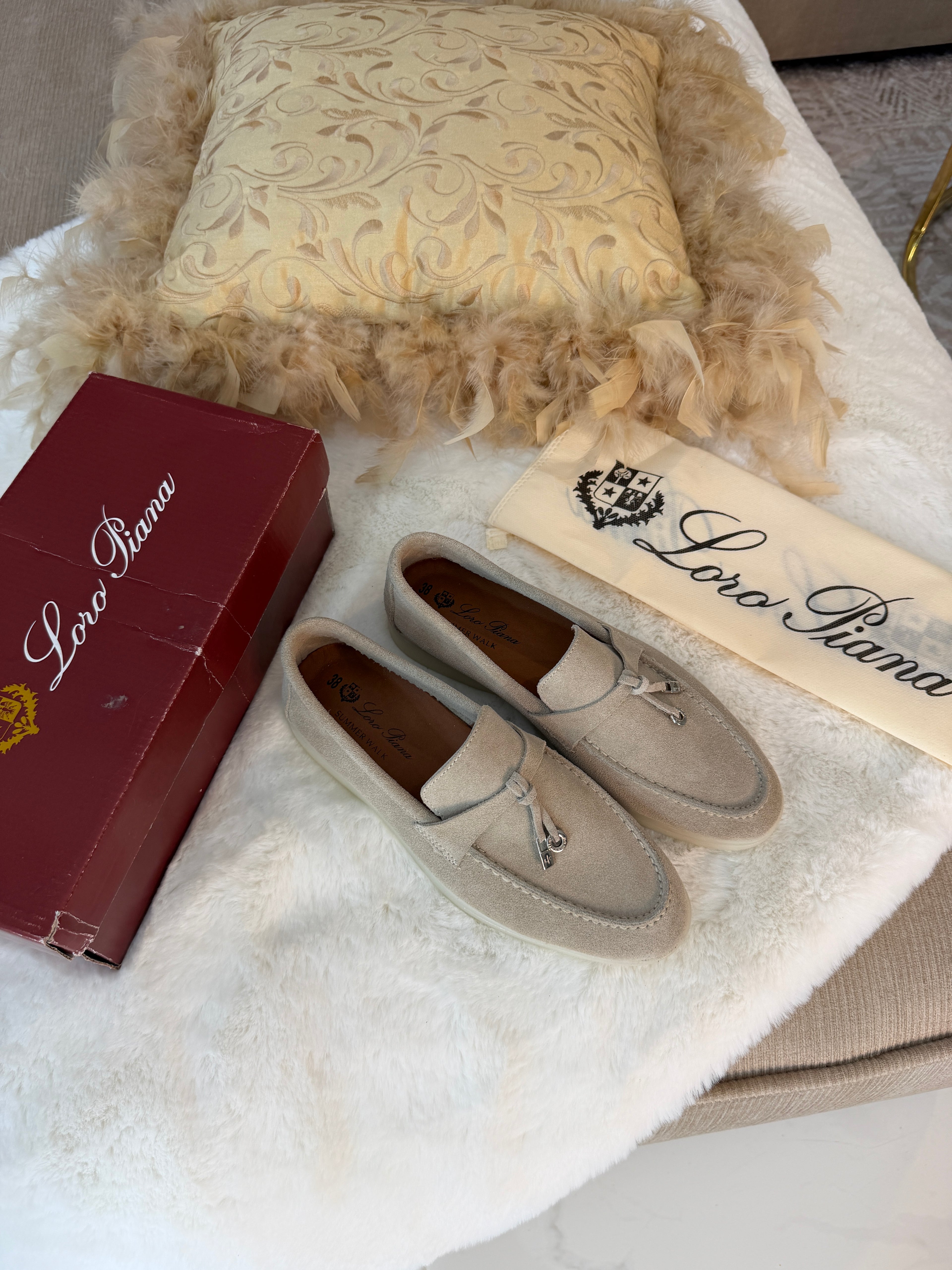 Moccasin en veritable cuir de veau