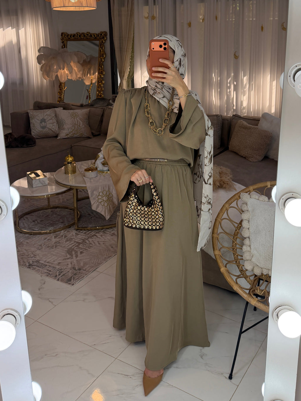 Ensemble jupe fluide