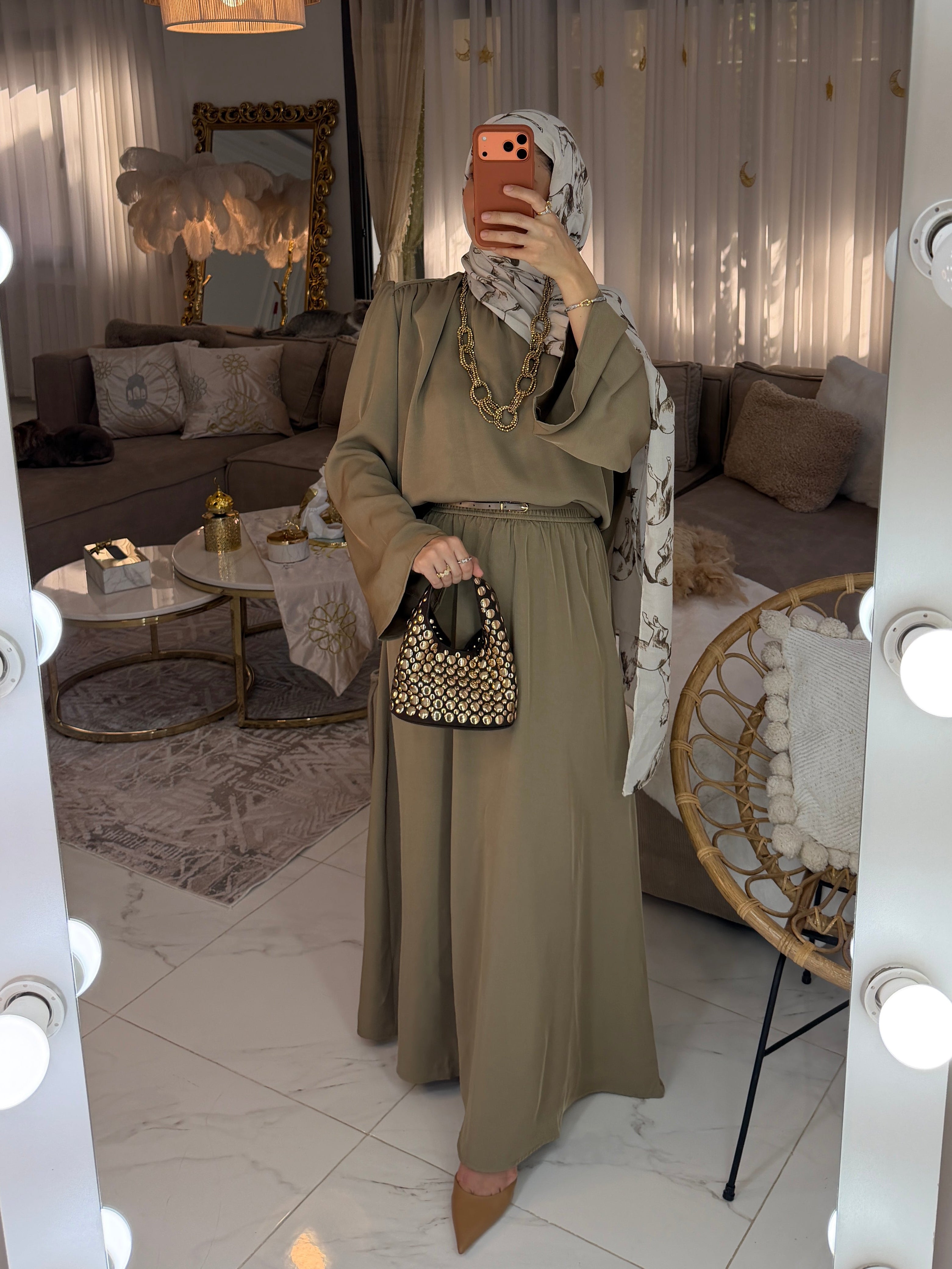 Ensemble jupe fluide