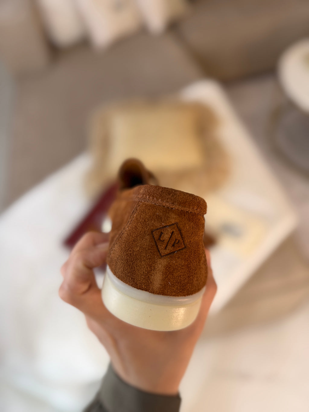 Moccasin en veritable cuir de veau