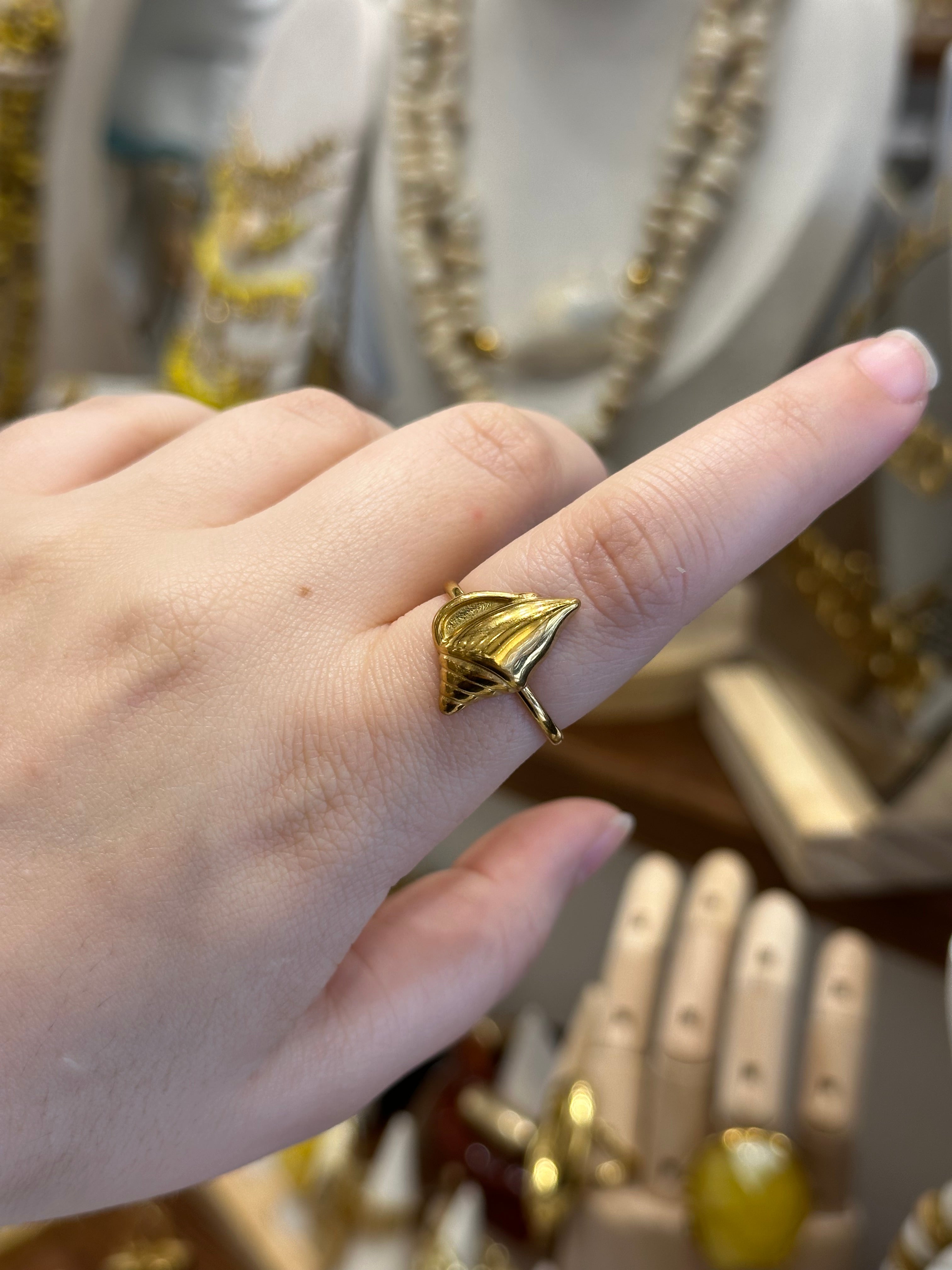 Bague Coquillage Marine