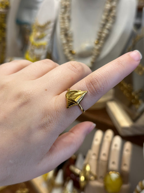 Bague Coquillage Marine