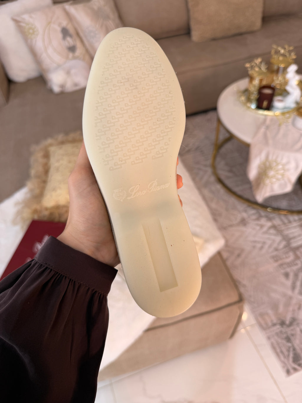 Moccasin en veritable cuir de veau