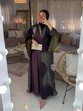 Abaya broderie florale