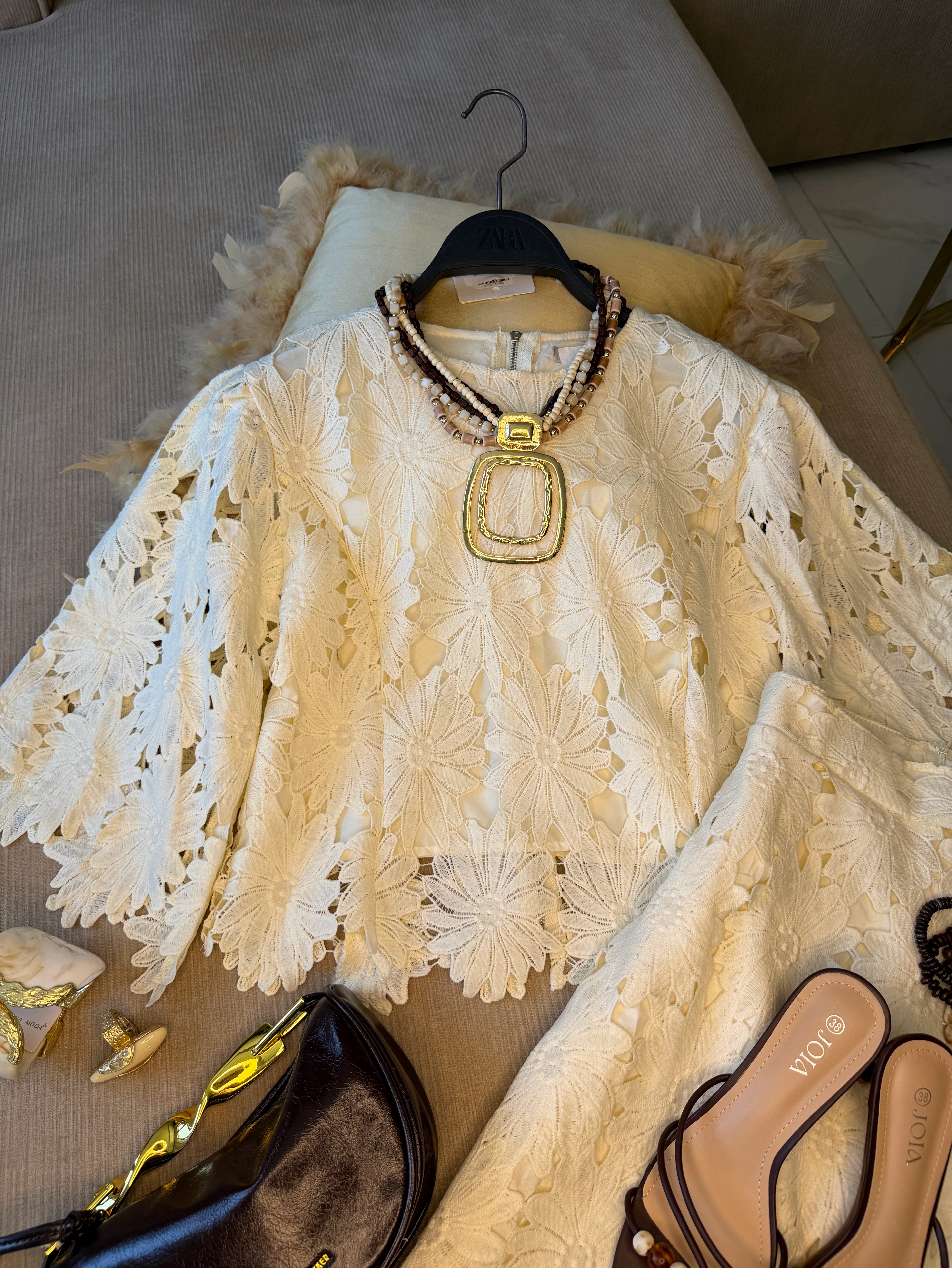 Ensemble Isla en dentelle