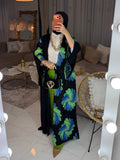 Abaya broderie florale