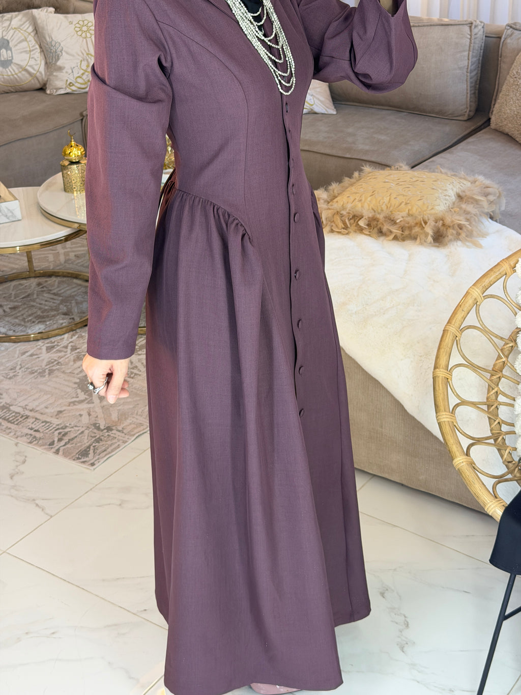 Robe longue victorienne