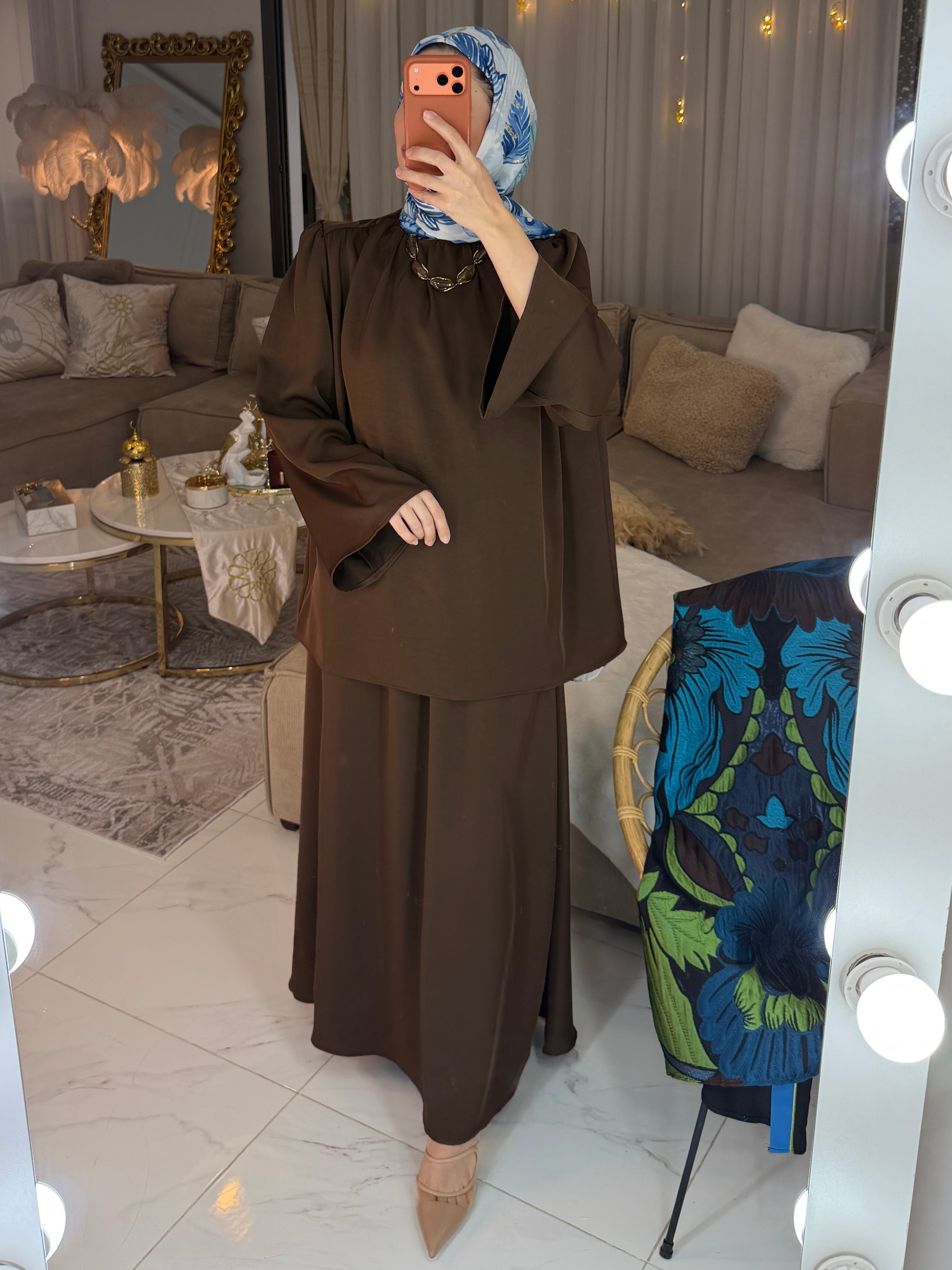 Ensemble jupe fluide