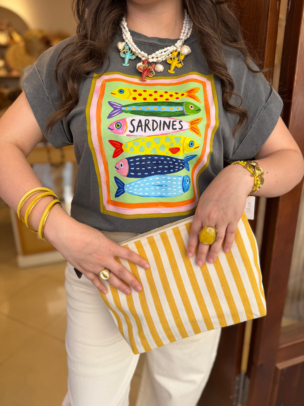T-shirt Poisson Oversize