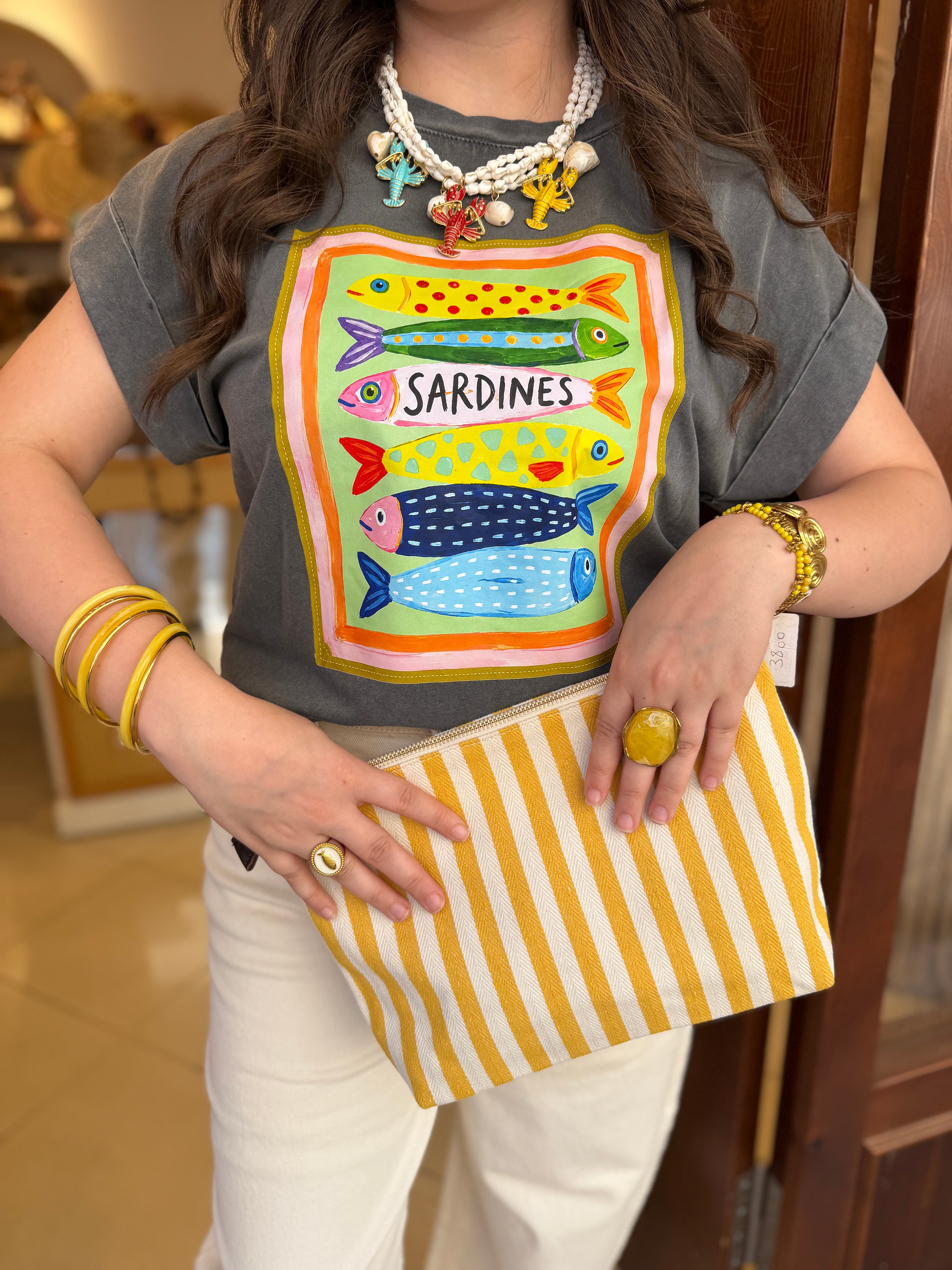 T-shirt Poisson Oversize