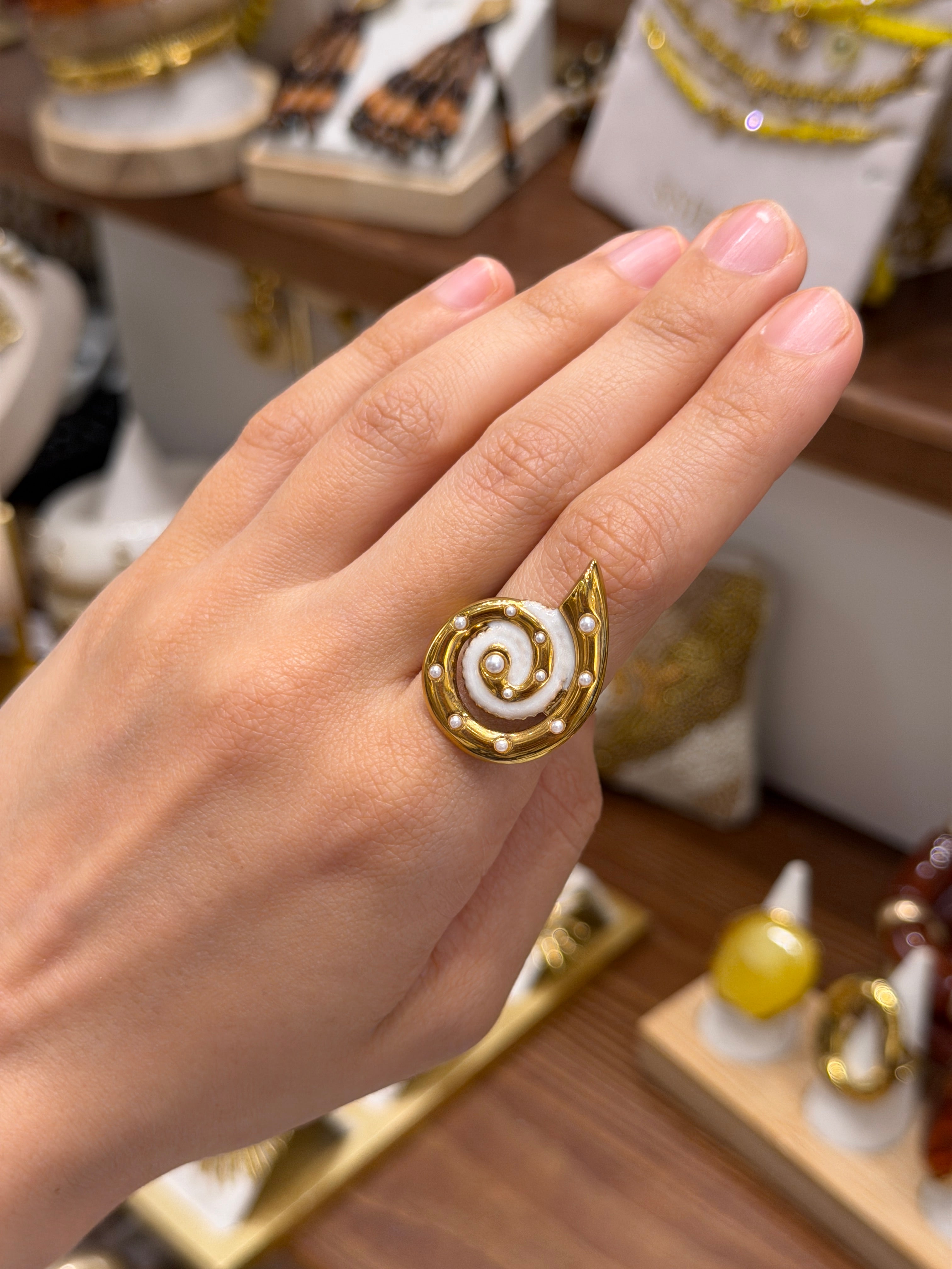 Bague Coquillage Royal