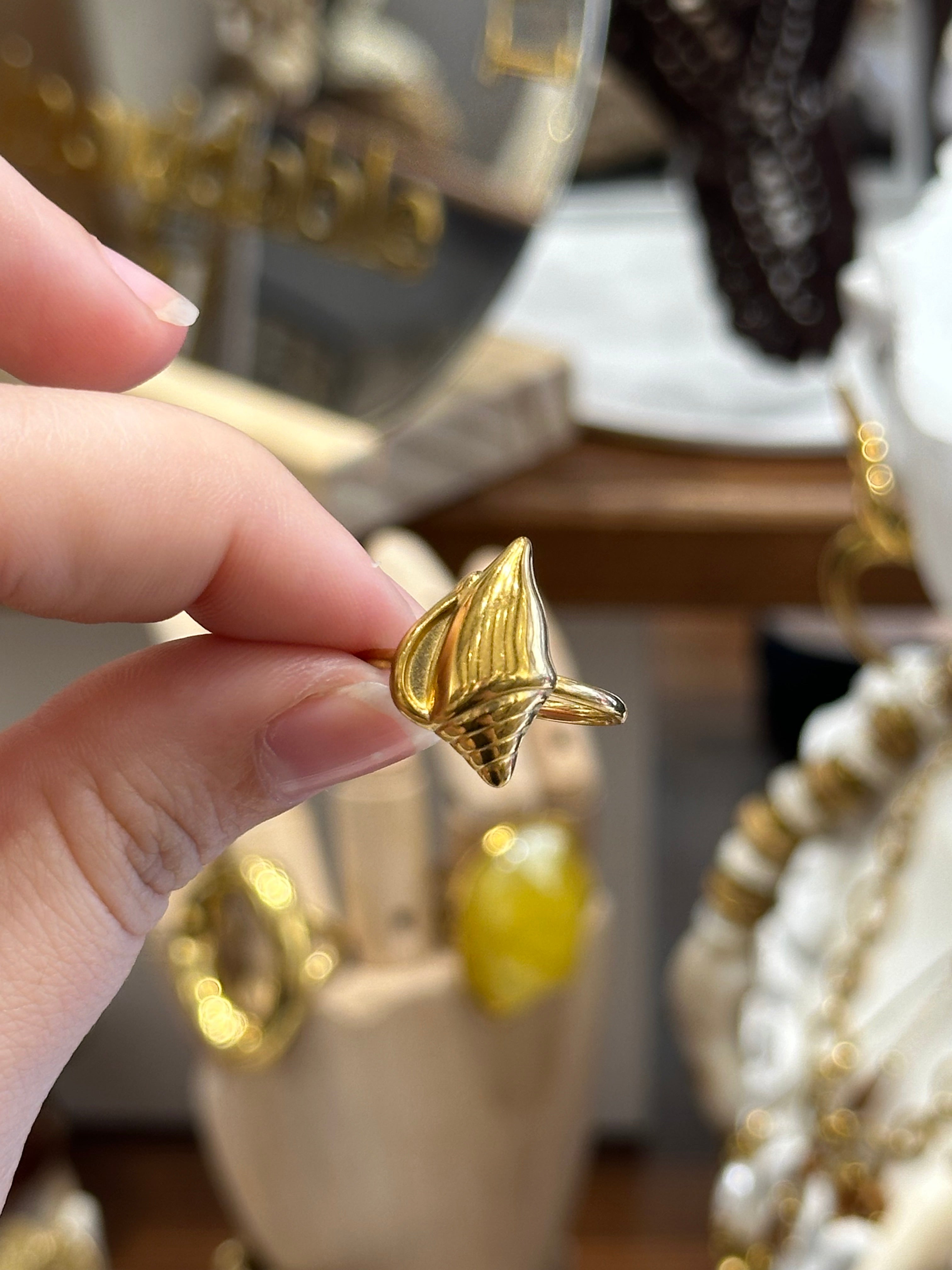 Bague Coquillage Marine