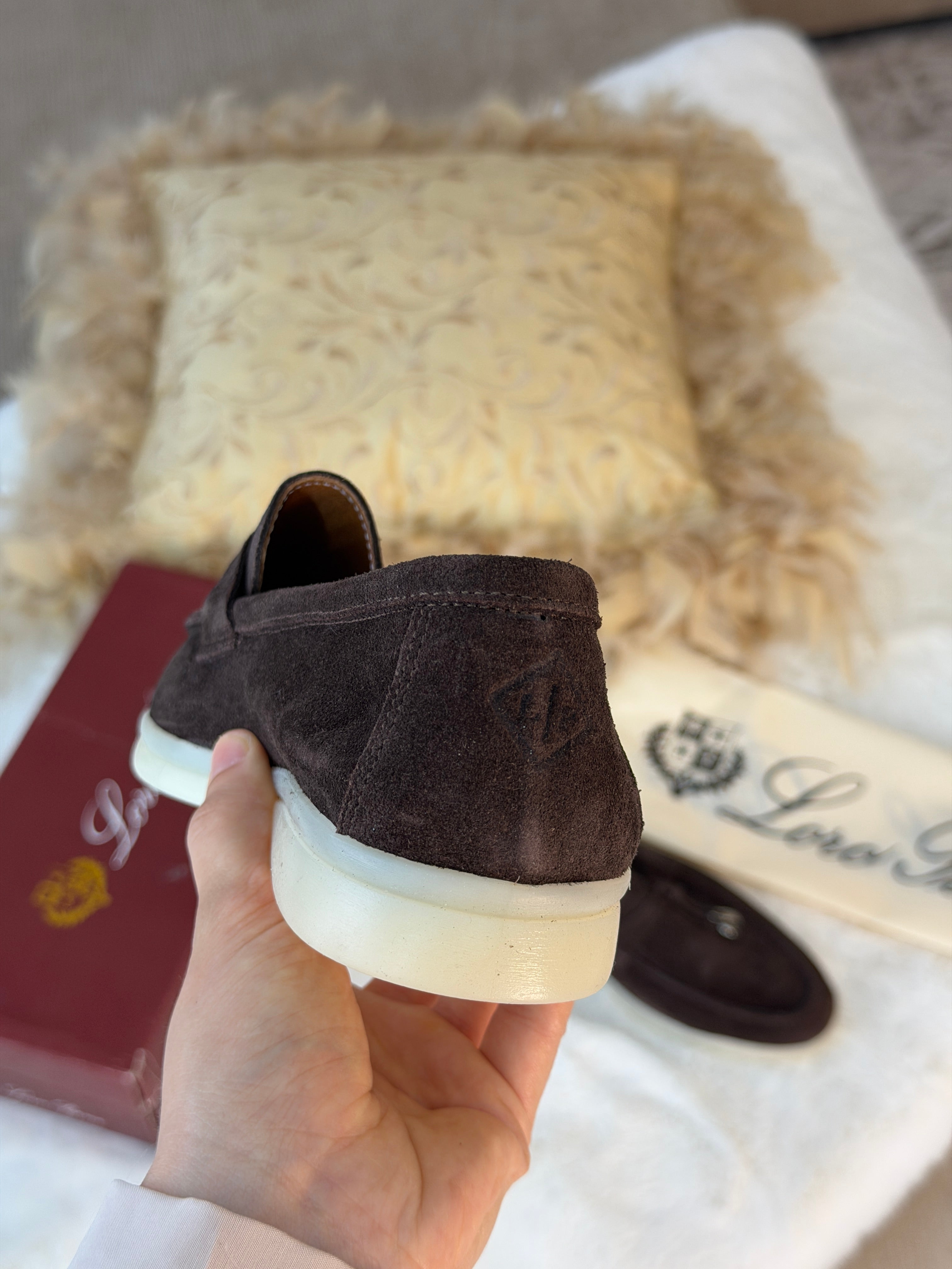 Moccasin en veritable cuir de veau