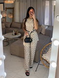 Ensemble Polka avec pantalon et ceinture
