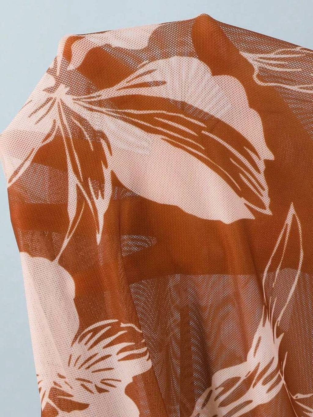 Maillot de bain une pièce avec paréo imprimé fleuri