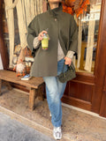 Trench-coat cape mi long boutonné
