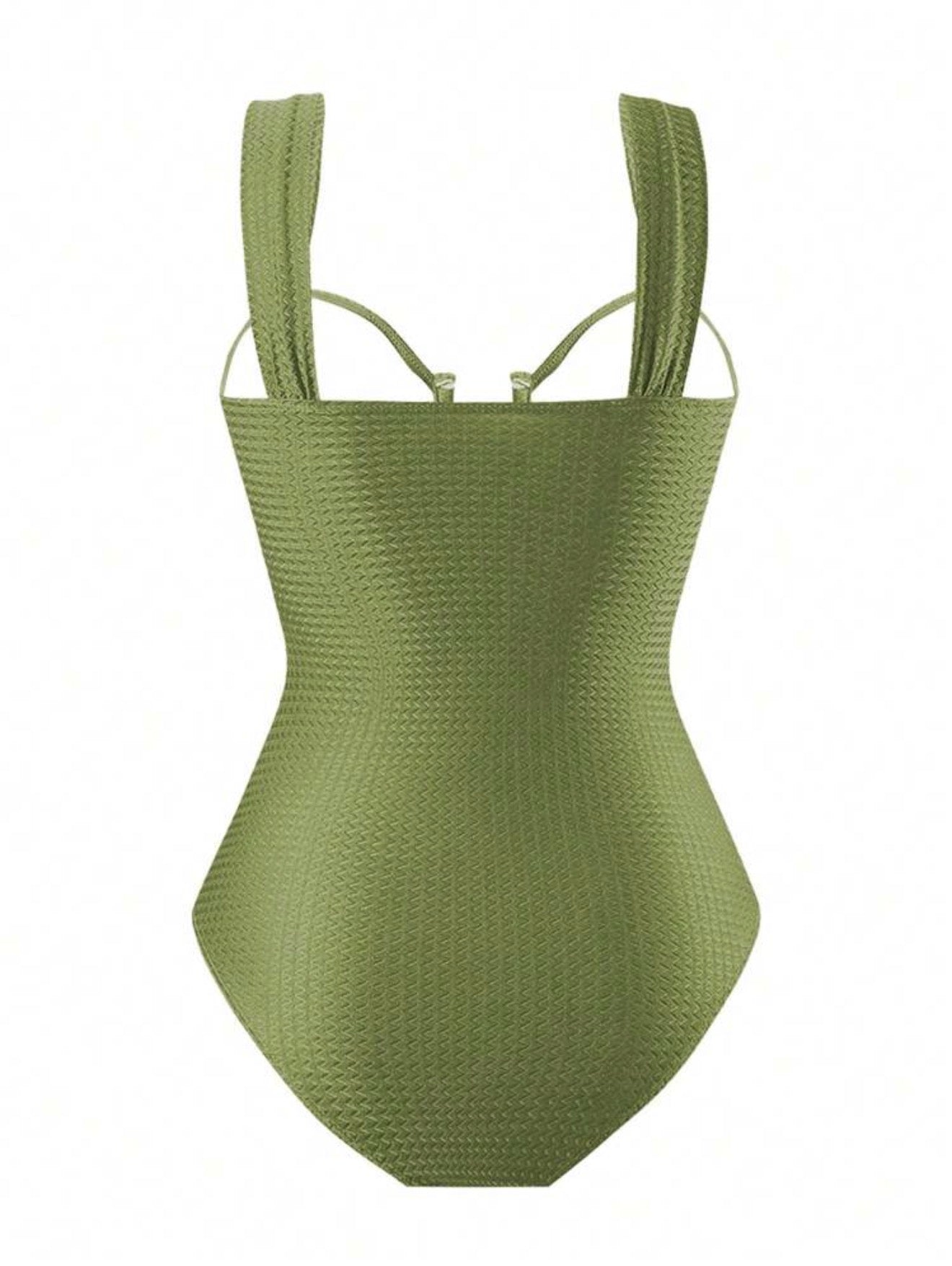 Maillot de bain avec jupe imprimée palmiers