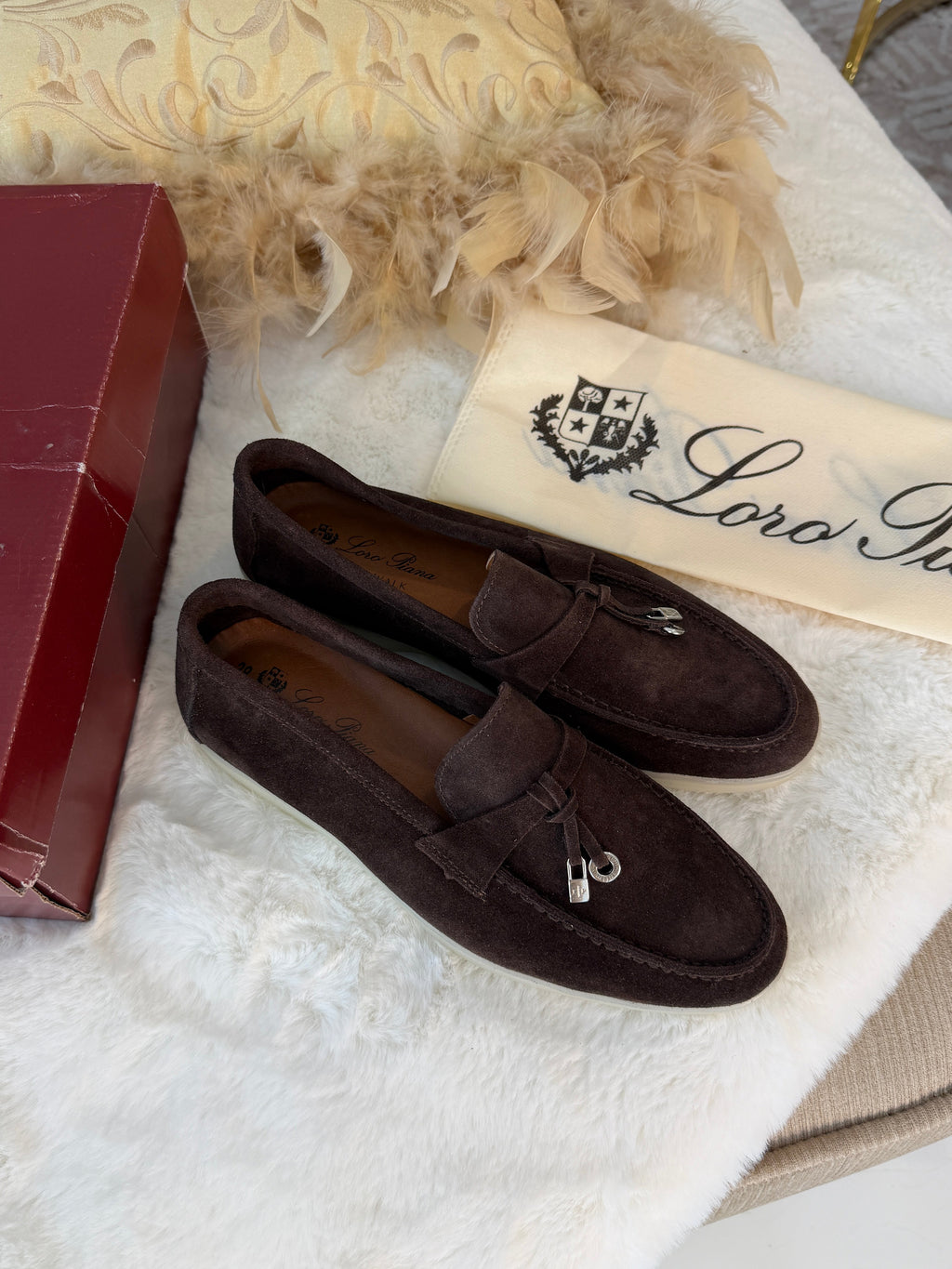 Moccasin en veritable cuir de veau