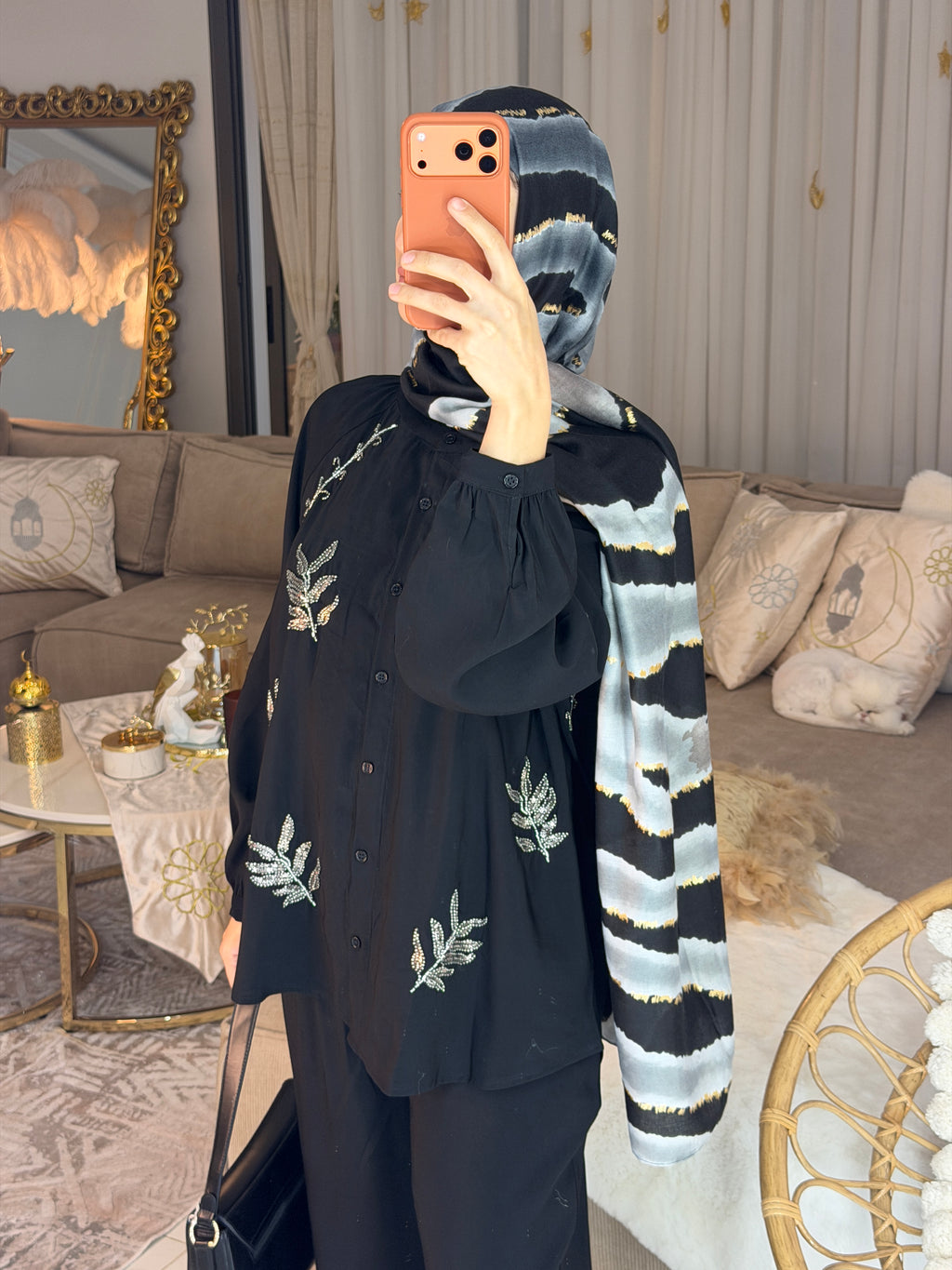 Ensemble perlé premium 90% rayonne