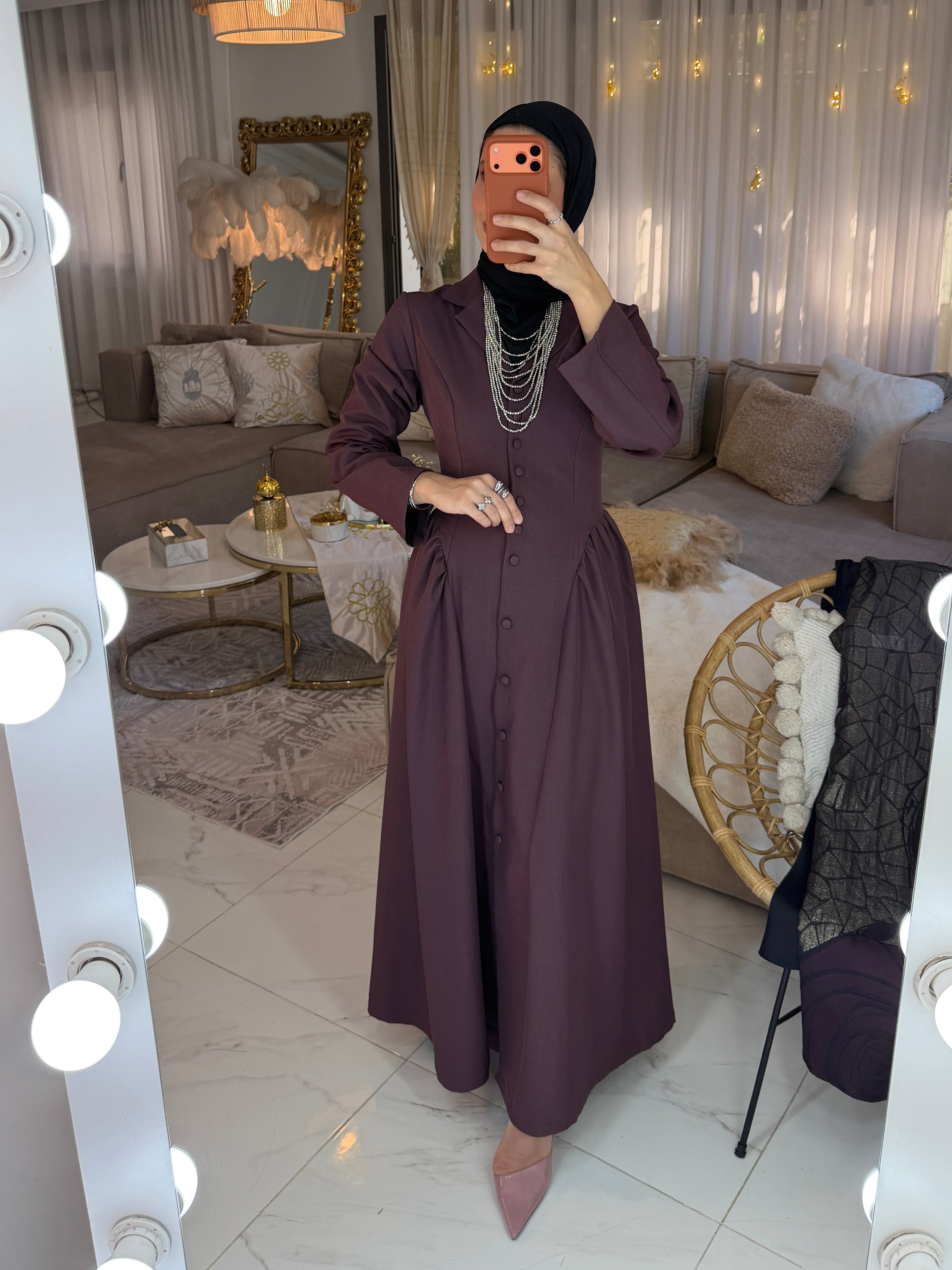 Robe longue victorienne