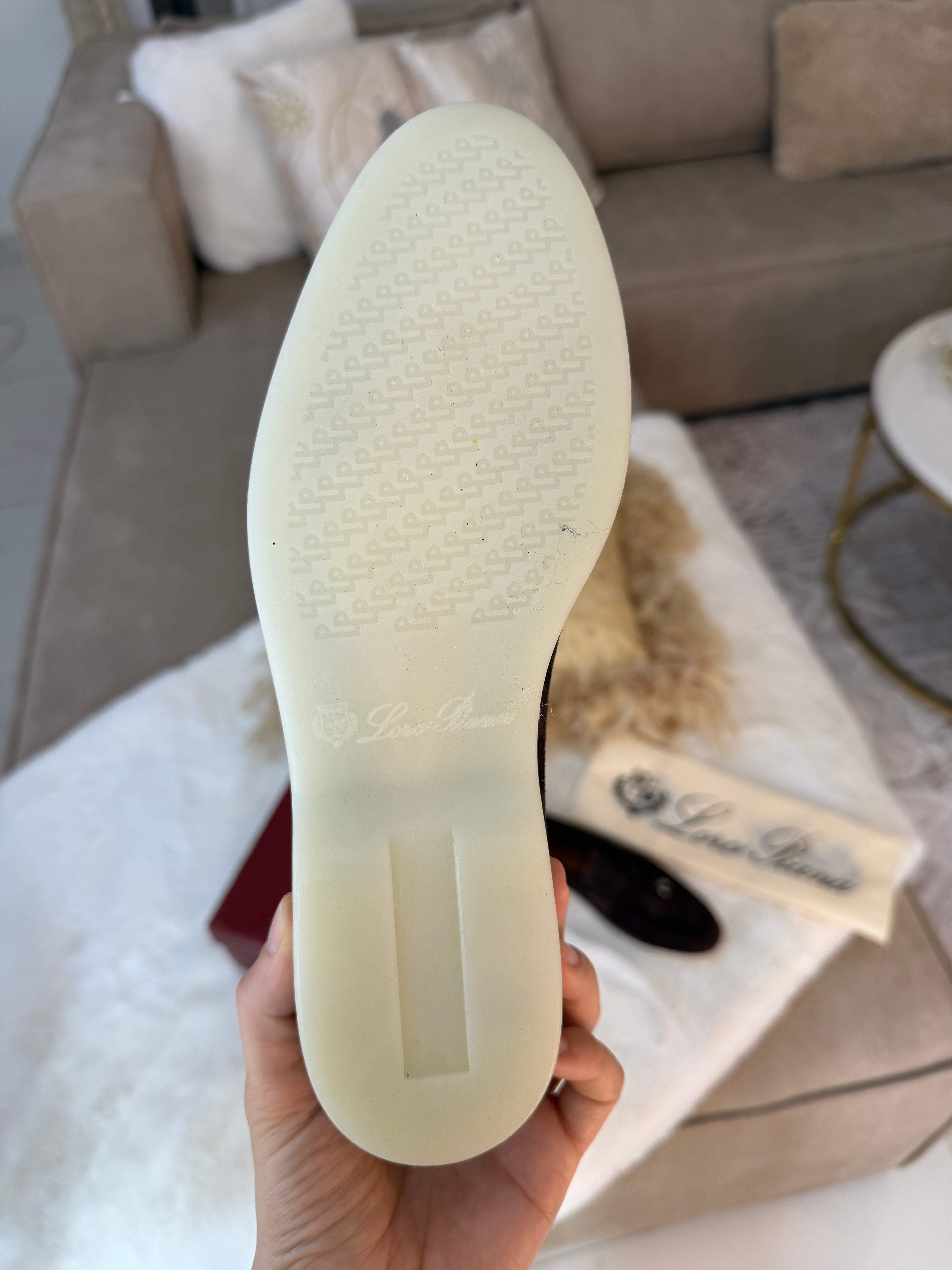 Moccasin en veritable cuir de veau