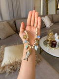 Collier charms méditerranéen