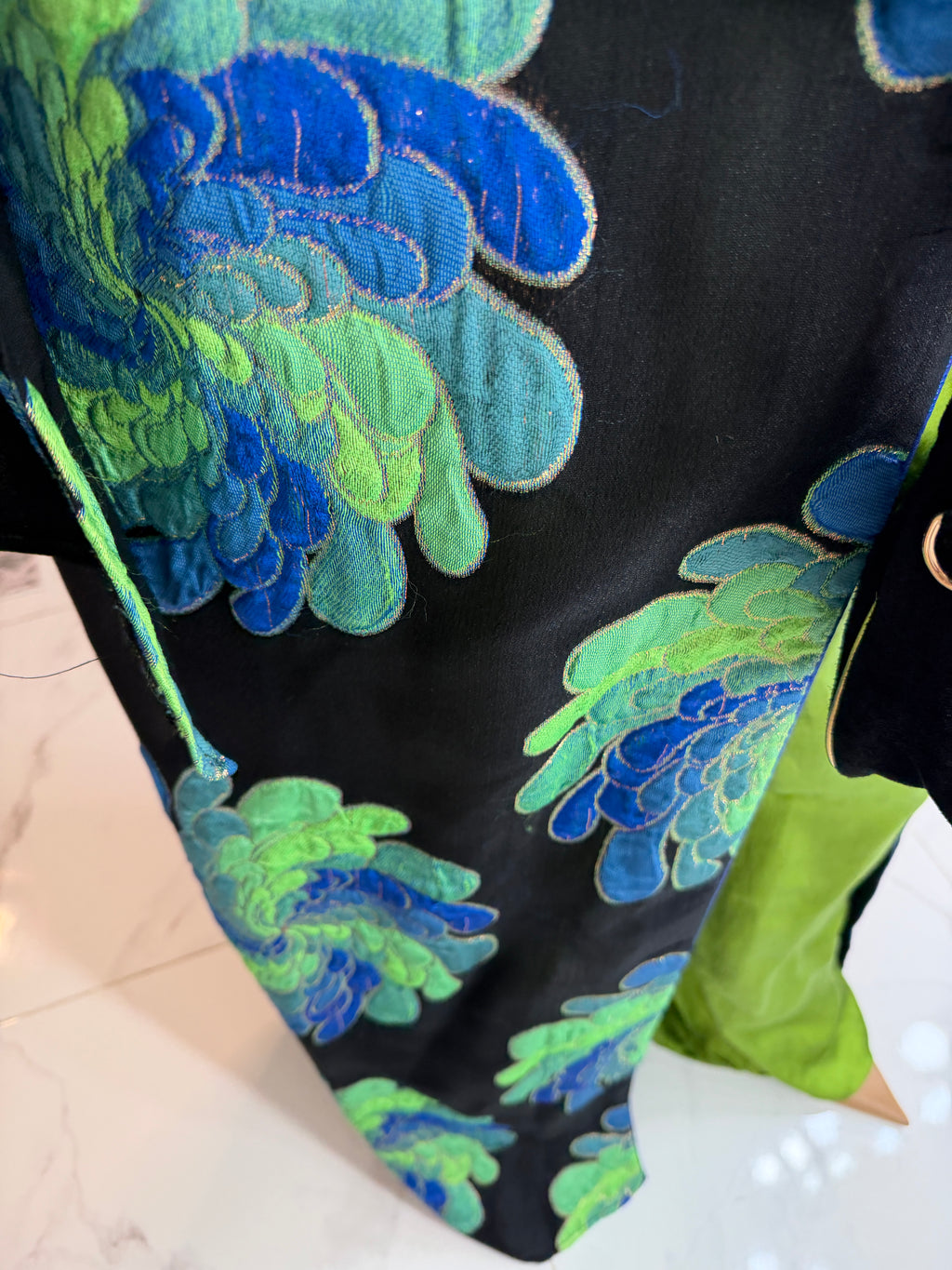 Abaya broderie florale