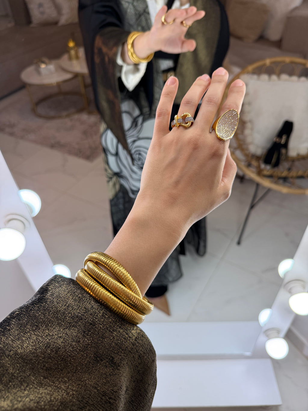 Abaya broderie florale