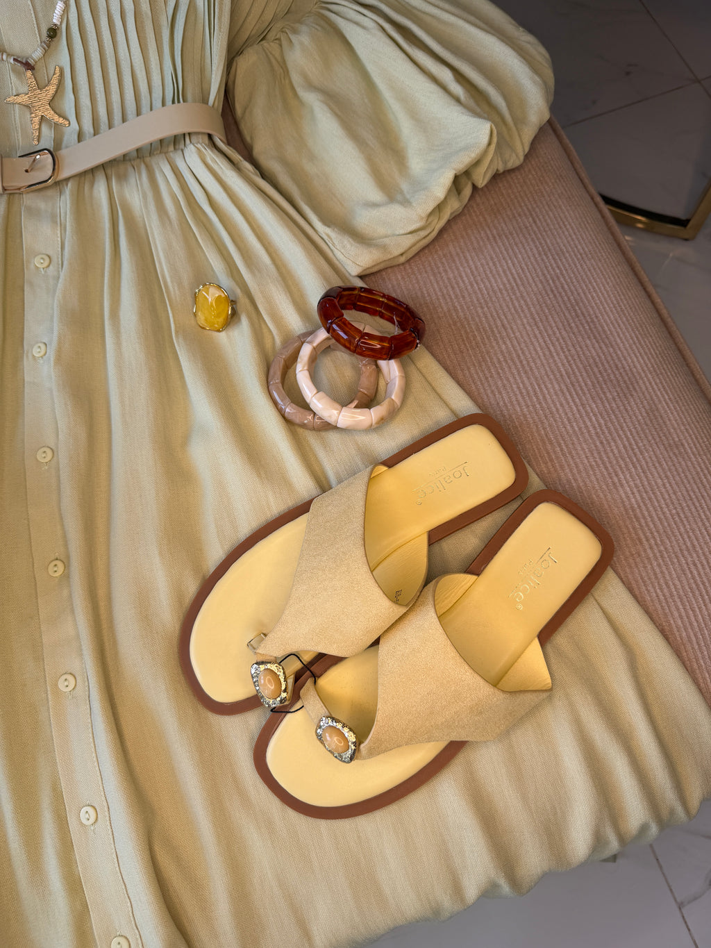 Robe Longue avec Ceinture Bohème Avocat