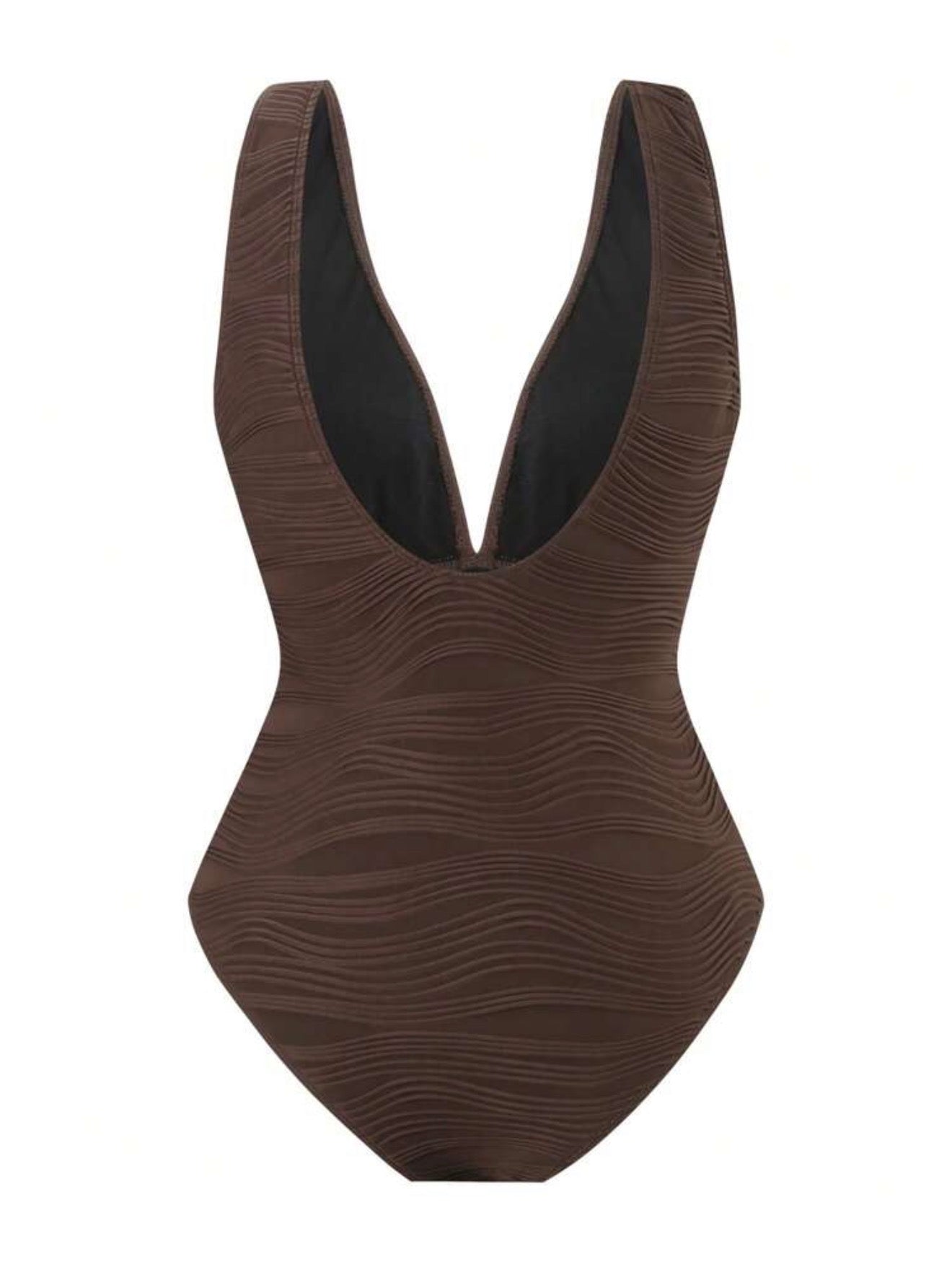Maillot de Bain 1 Pièce Texturé avec Paréo Imprimé Coquillages