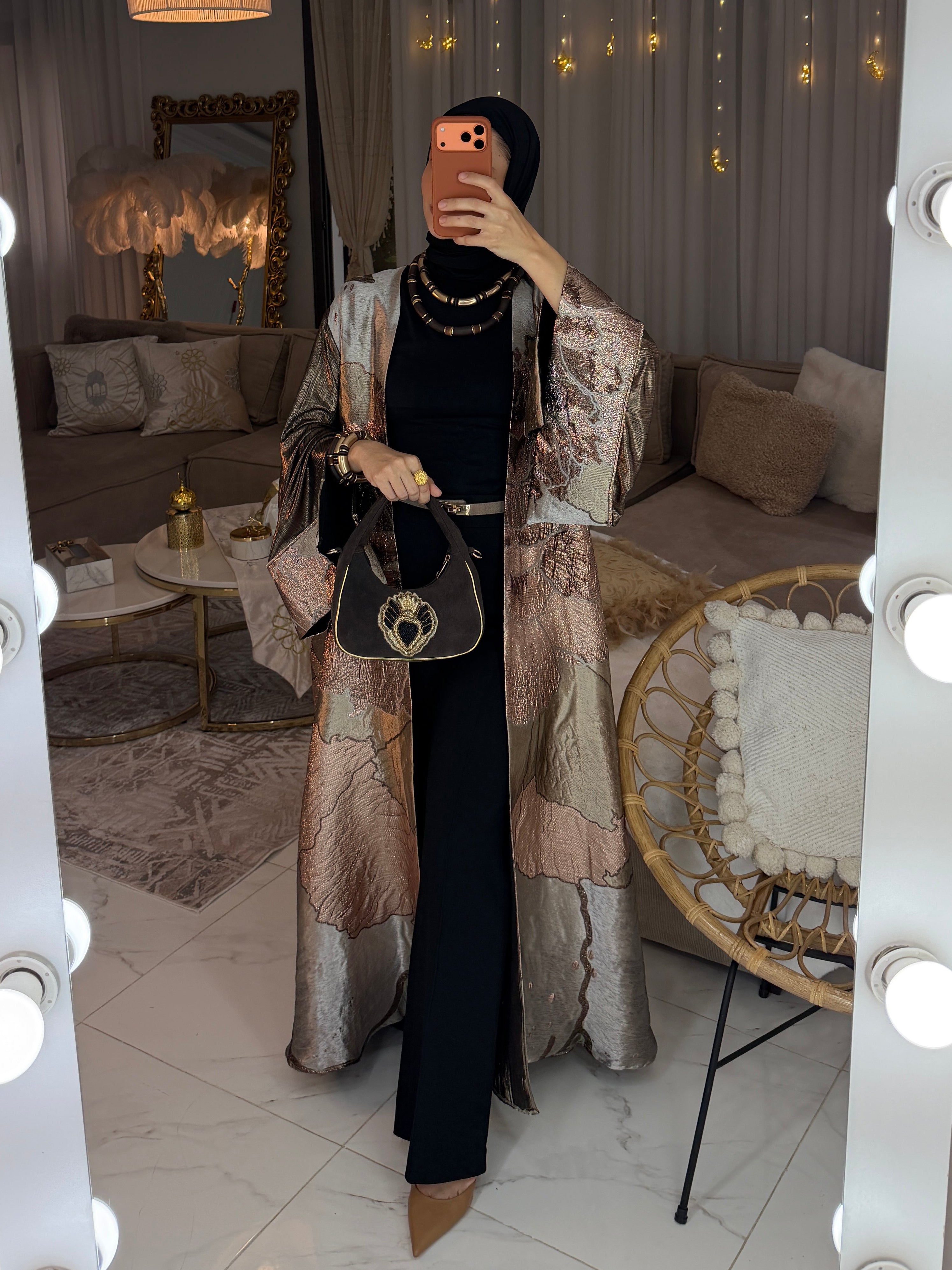 Abaya galaxy bronze