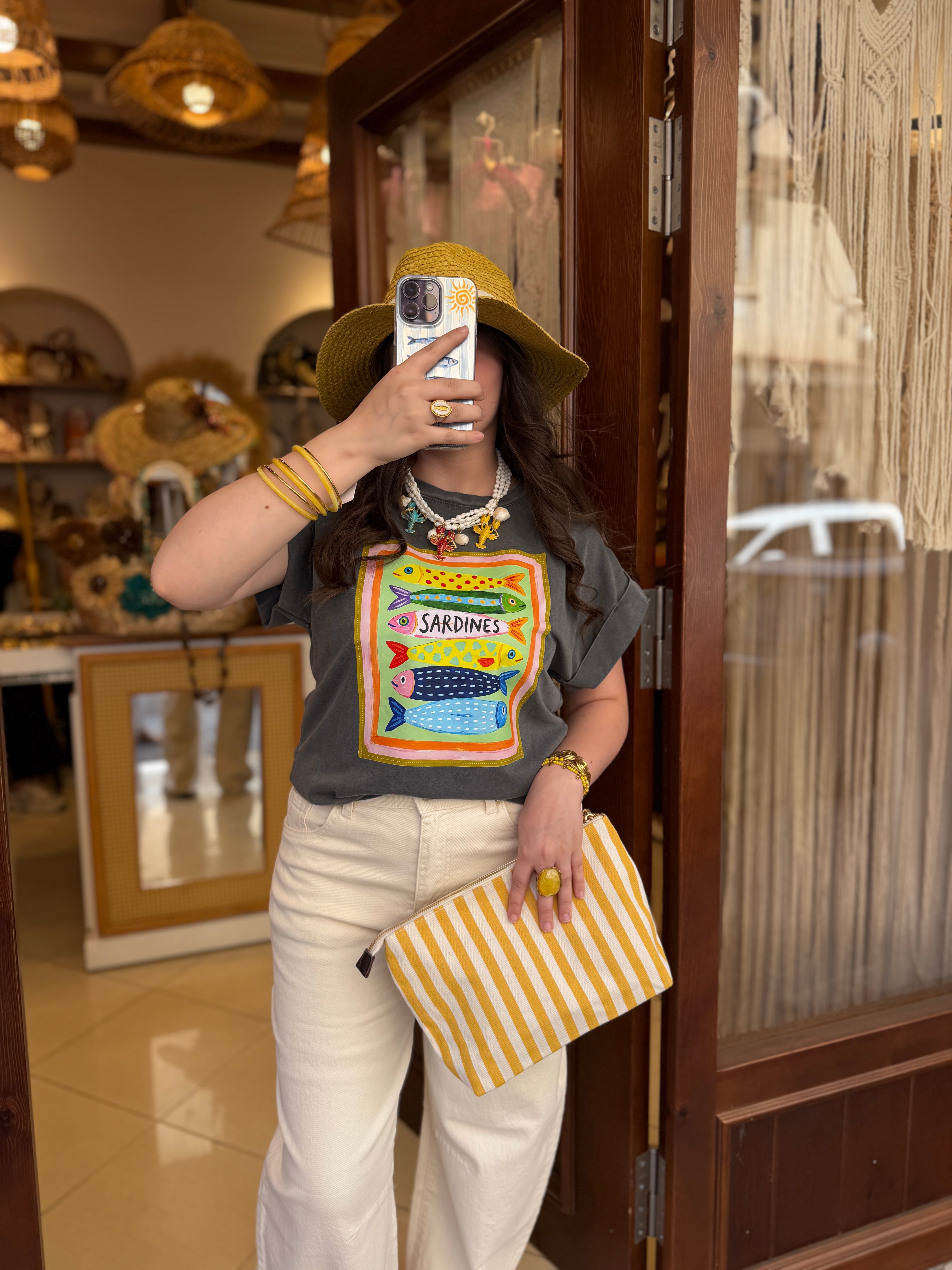 T-shirt Poisson Oversize