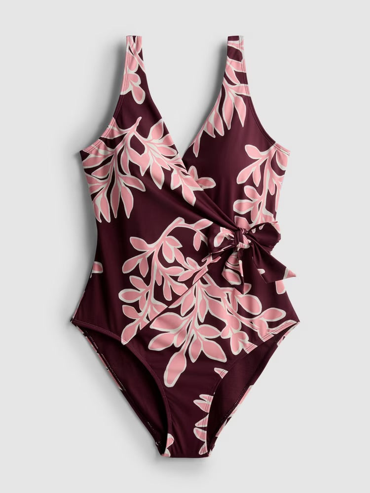 Maillot de bain une pièce avec paréo